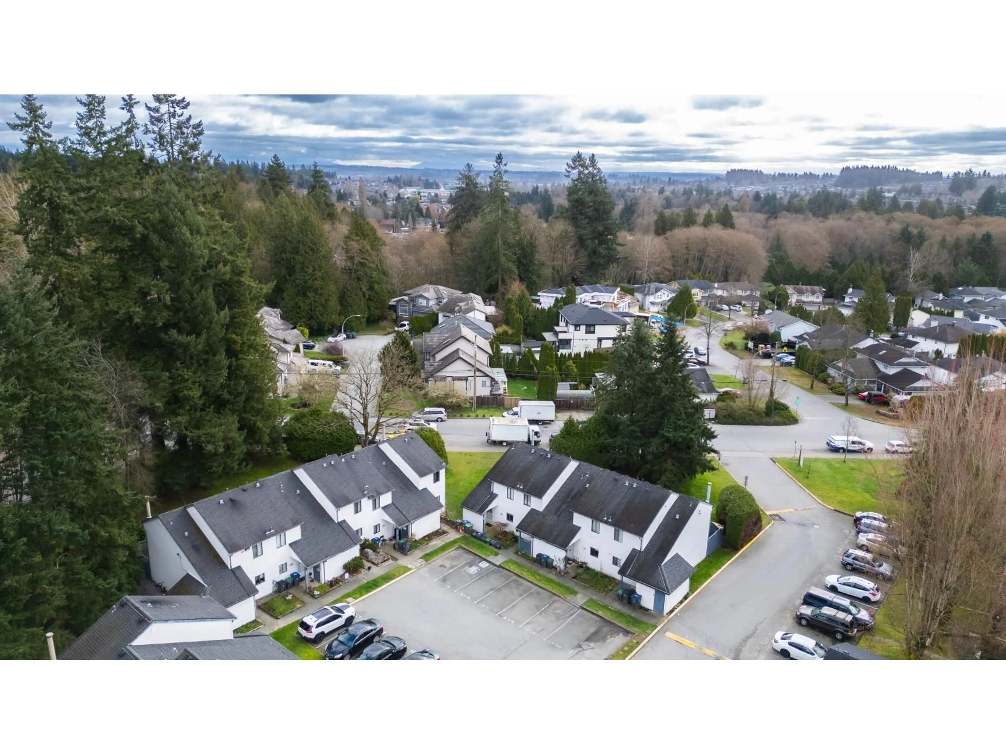A pic from outside/outdoor area/front of a property/back of a property/a pic from drone, mountain view for 96 - 6673 138 STREET, Surrey British Columbia V3W5G7