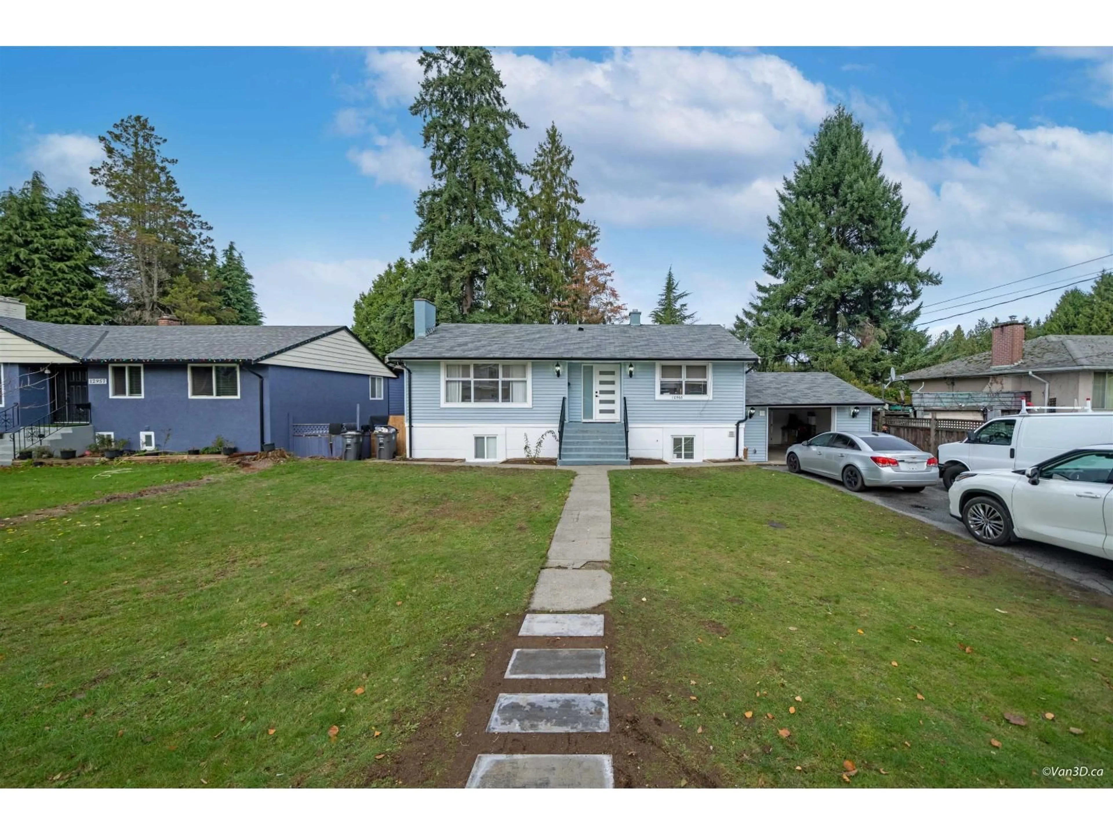 A pic from outside/outdoor area/front of a property/back of a property/a pic from drone, street for 12965 98 AVENUE, Surrey British Columbia V3T1B3