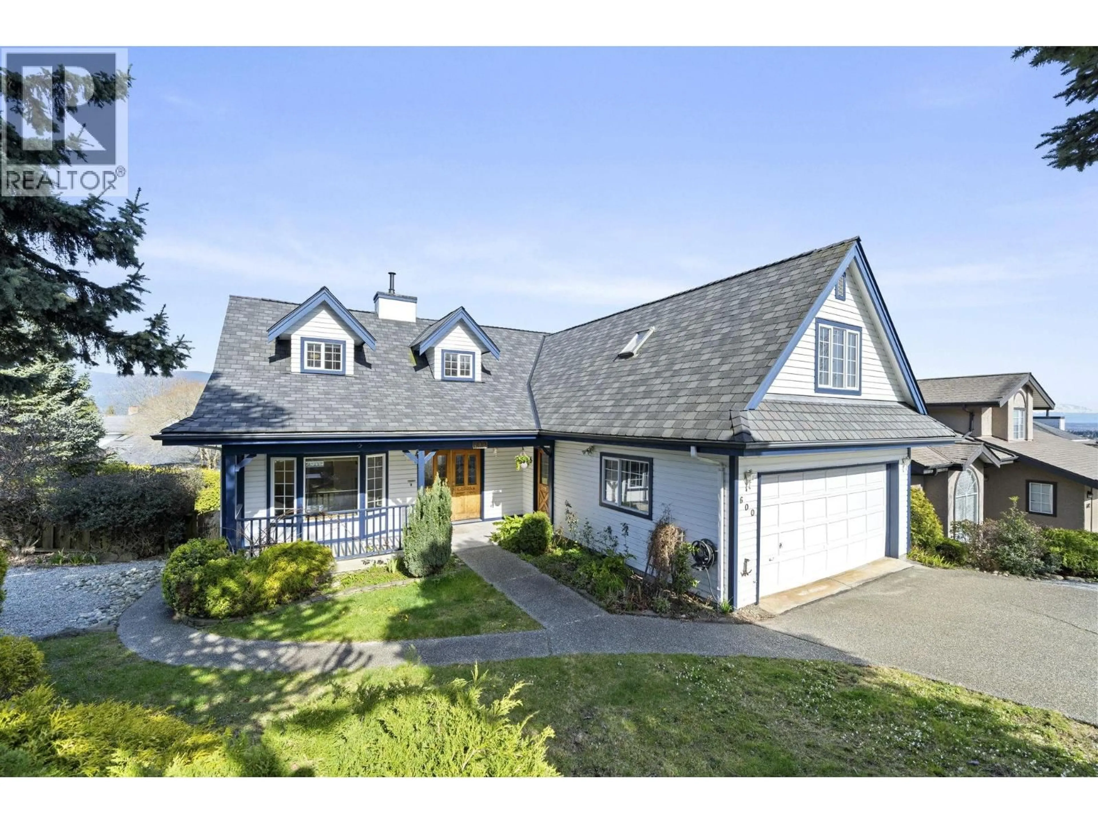 A pic from outside/outdoor area/front of a property/back of a property/a pic from drone, street for 600 CLEARWATER WAY, Coquitlam British Columbia V3C5W4