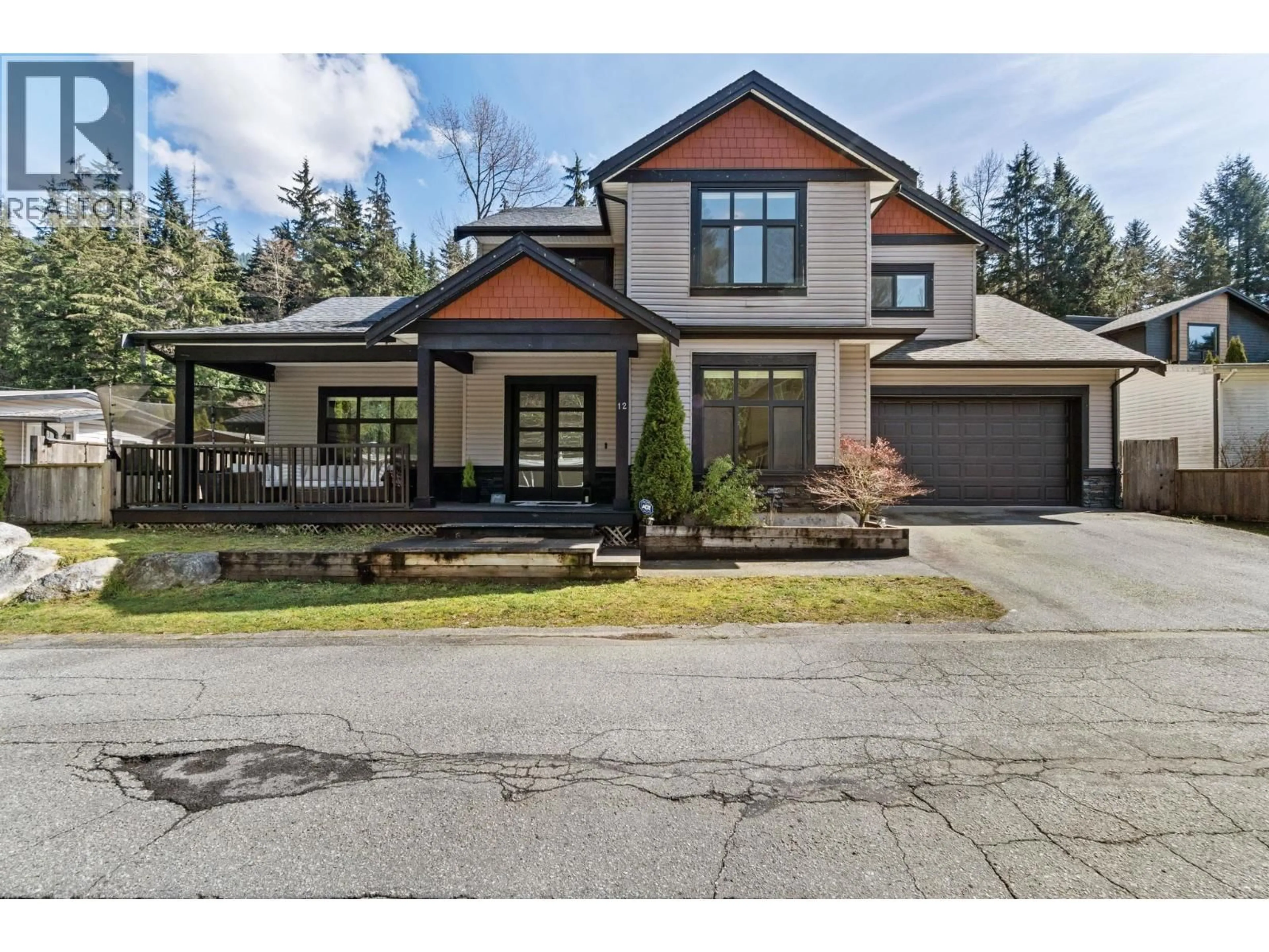 Home with brick exterior material, street for 12 - 3295 SUNNYSIDE ROAD, Anmore British Columbia V3H4Z4
