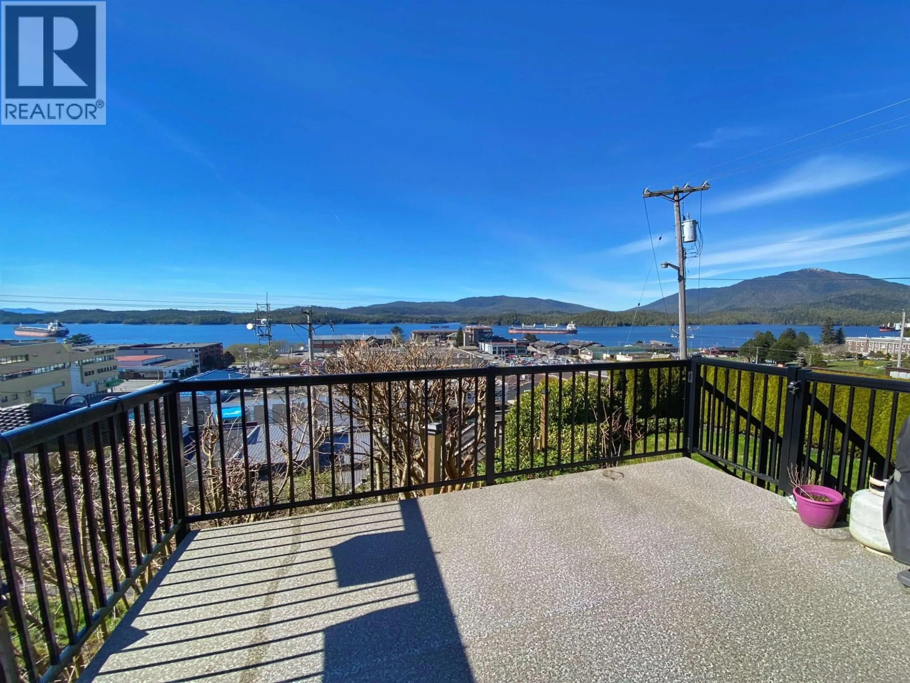 A pic from outside/outdoor area/front of a property/back of a property/a pic from drone, water/lake/river/ocean view for 232 4TH AVENUE, Prince Rupert British Columbia V8J1P3