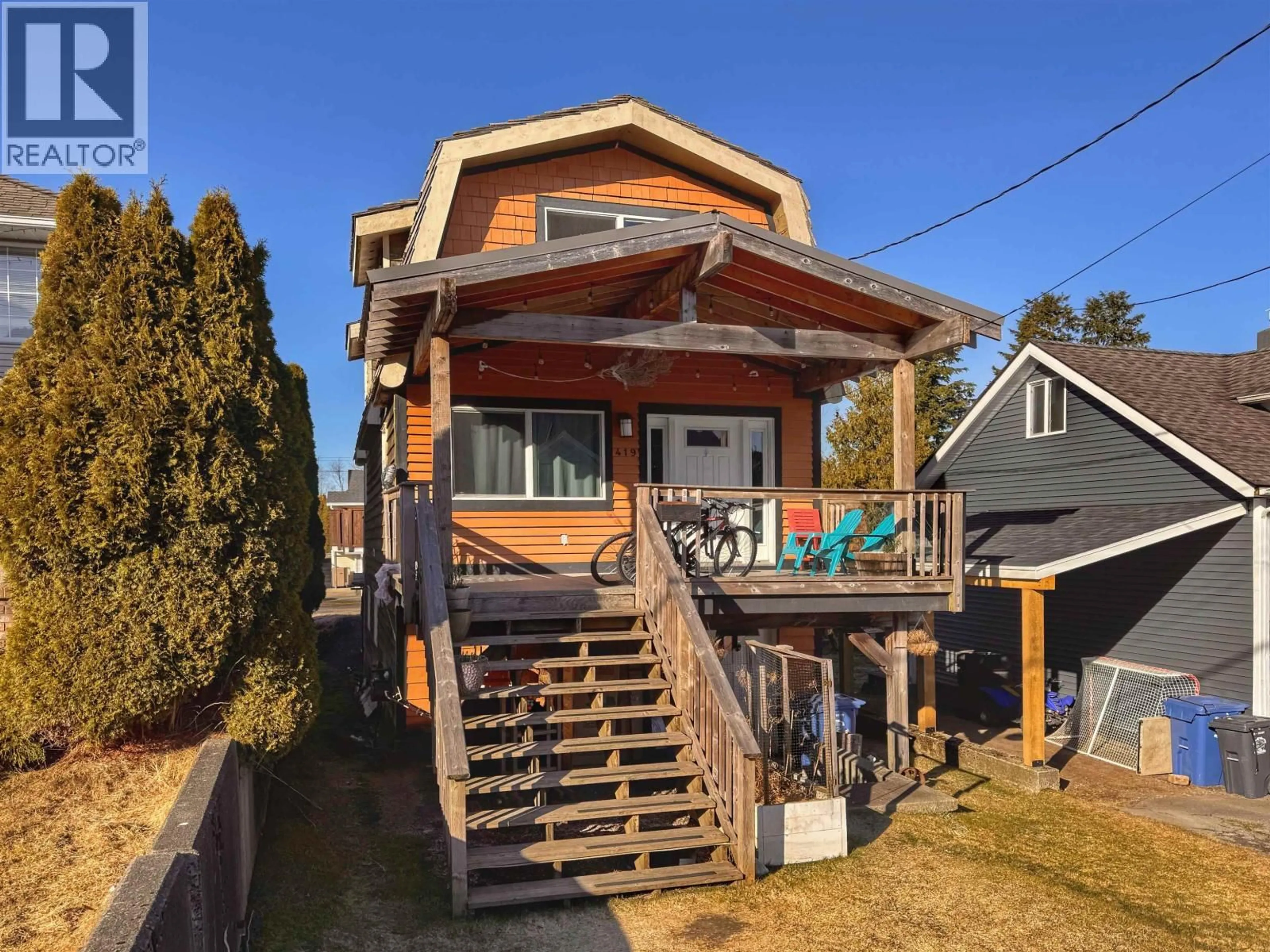 A pic from outside/outdoor area/front of a property/back of a property/a pic from drone, street for 419 6TH AVENUE, Prince Rupert British Columbia V8J1W6