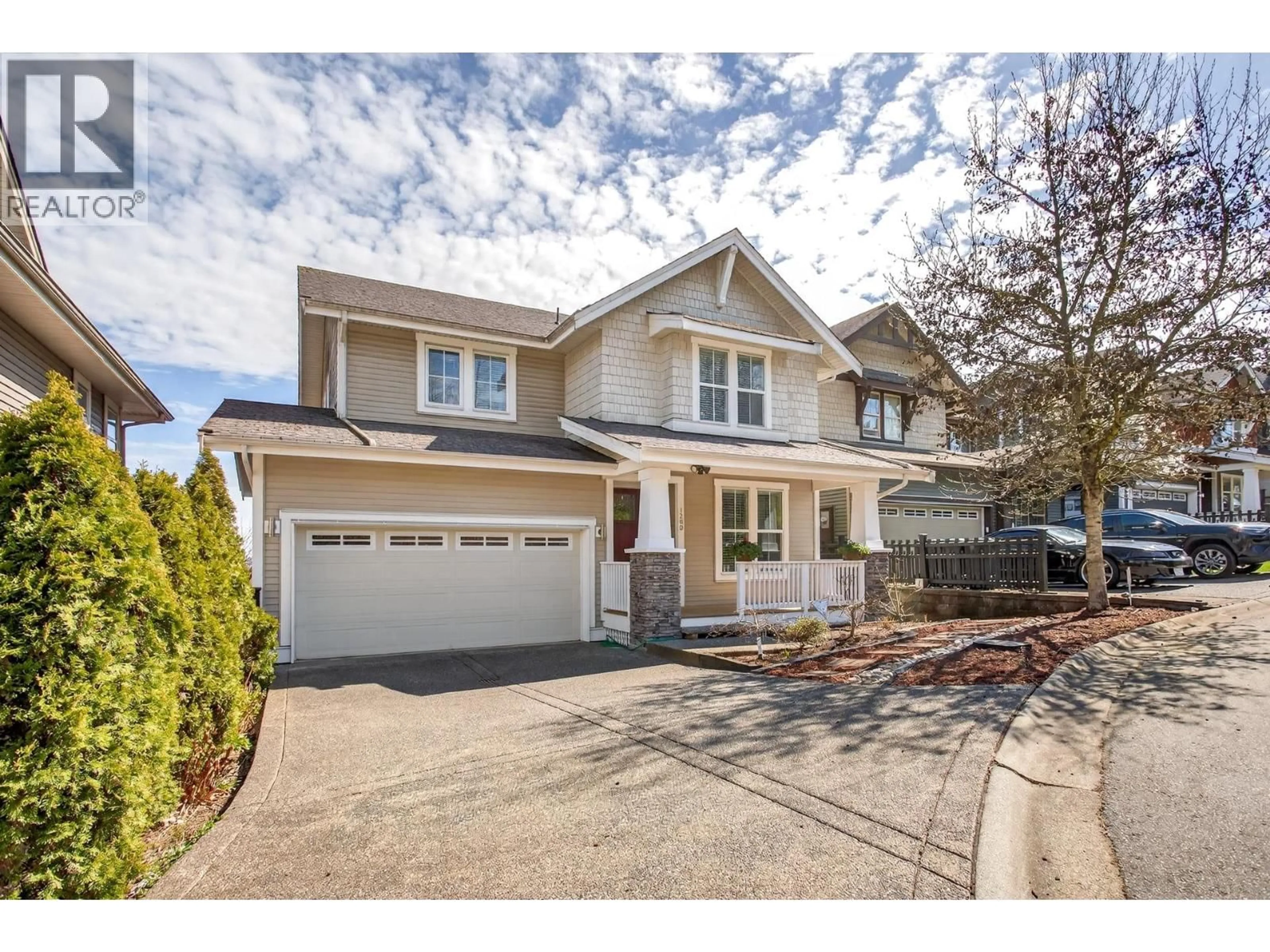 Home with vinyl exterior material, street for 1280 CITADEL DRIVE, Port Coquitlam British Columbia V3C5X4