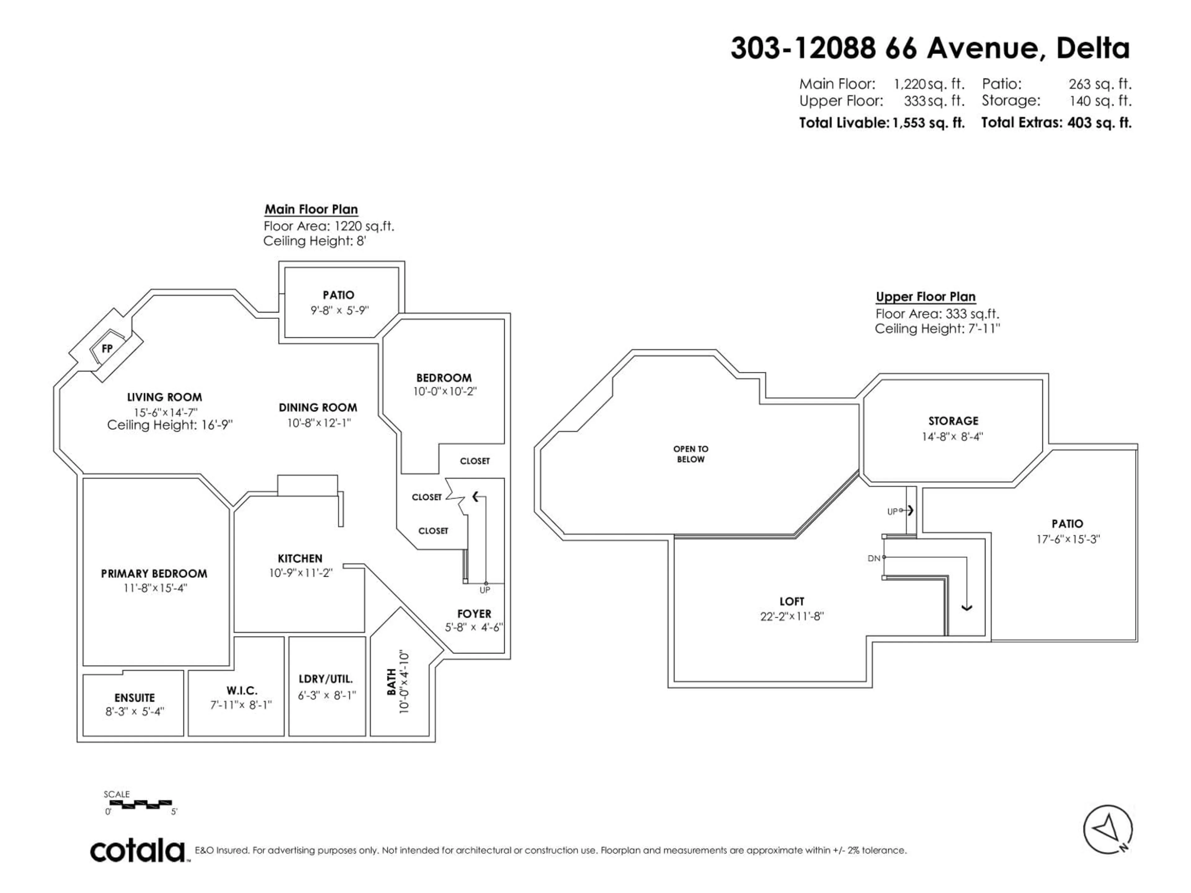 Floor plan for 303 - 12088 66 AVENUE, Surrey British Columbia V3W1Z9
