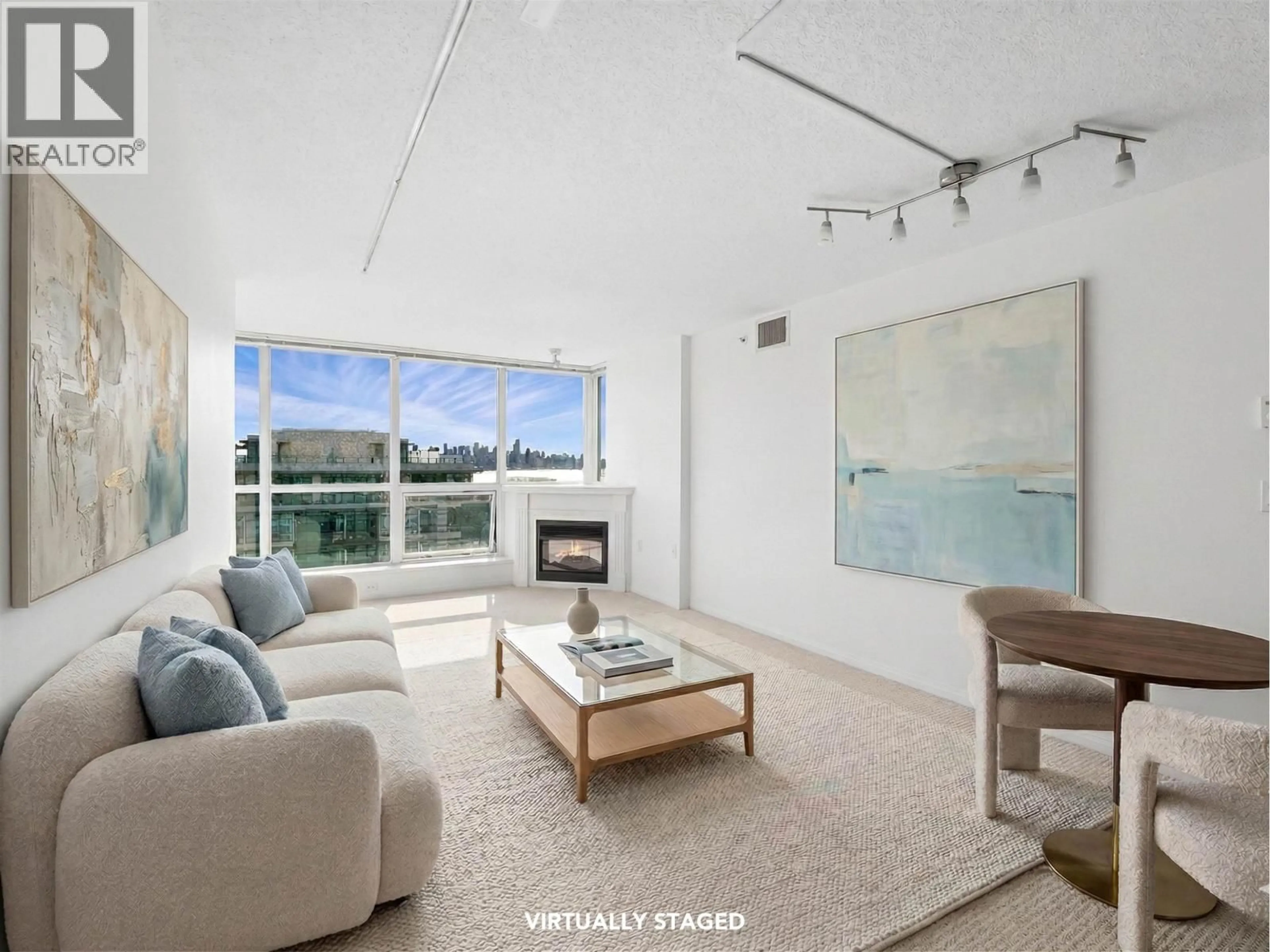 Living room with furniture, unknown for 1404 - 188 ESPLANADE, North Vancouver British Columbia V7L4Y1