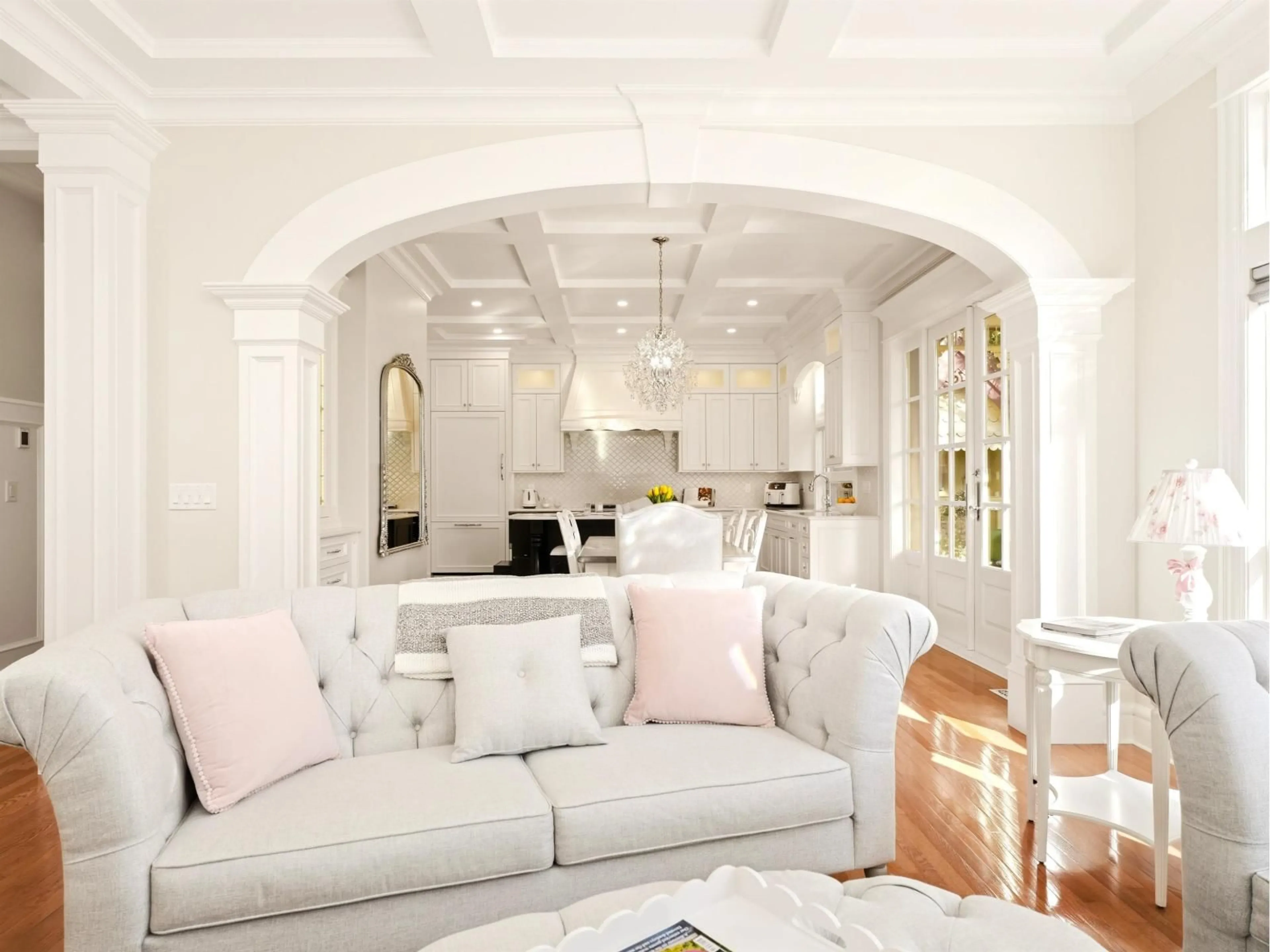 Living room with furniture, ceramic/tile floor for 15430 34A AVENUE, Surrey British Columbia V3Z2L3