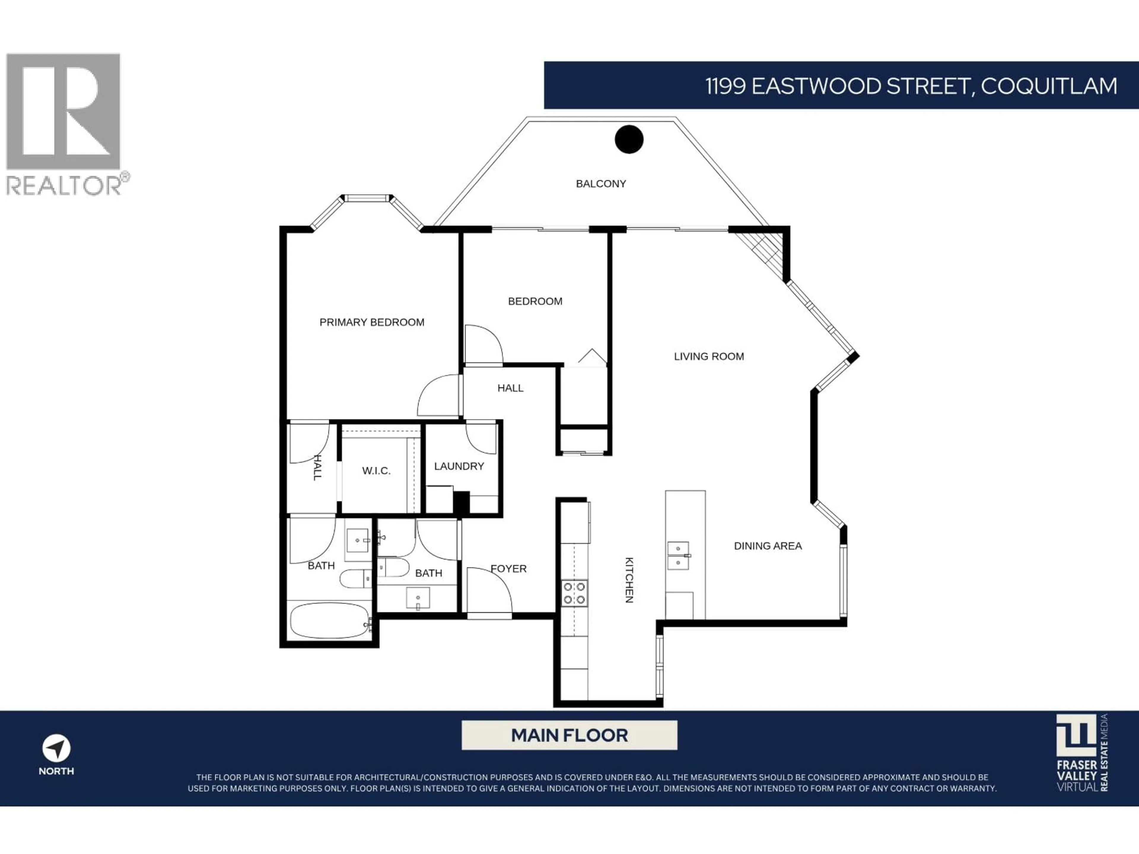 Floor plan for 1702 - 1199 EASTWOOD STREET, Coquitlam British Columbia V3B7W7