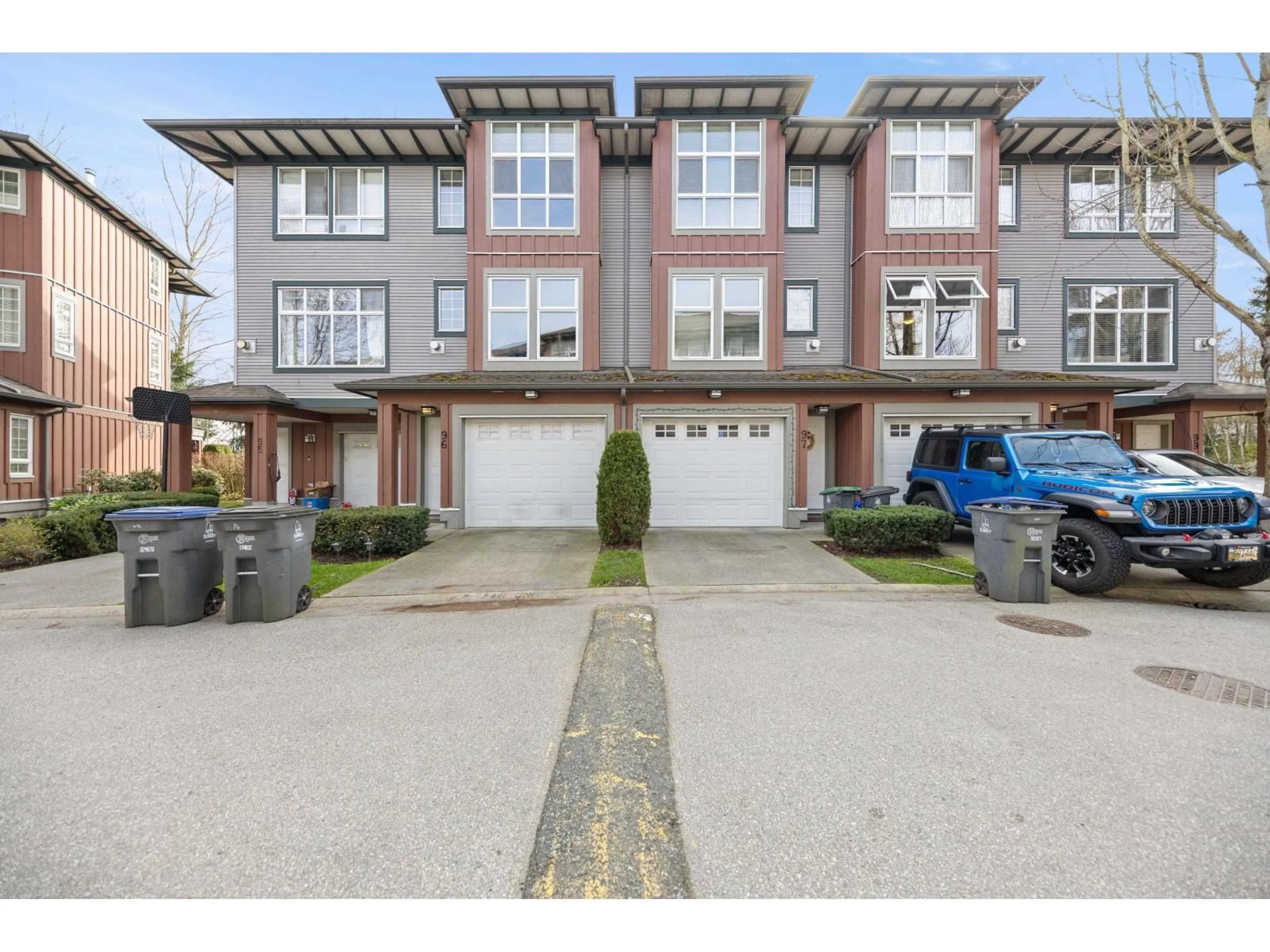 A pic from outside/outdoor area/front of a property/back of a property/a pic from drone, street for 96 - 18777 68A AVENUE, Surrey British Columbia V4N0Z7