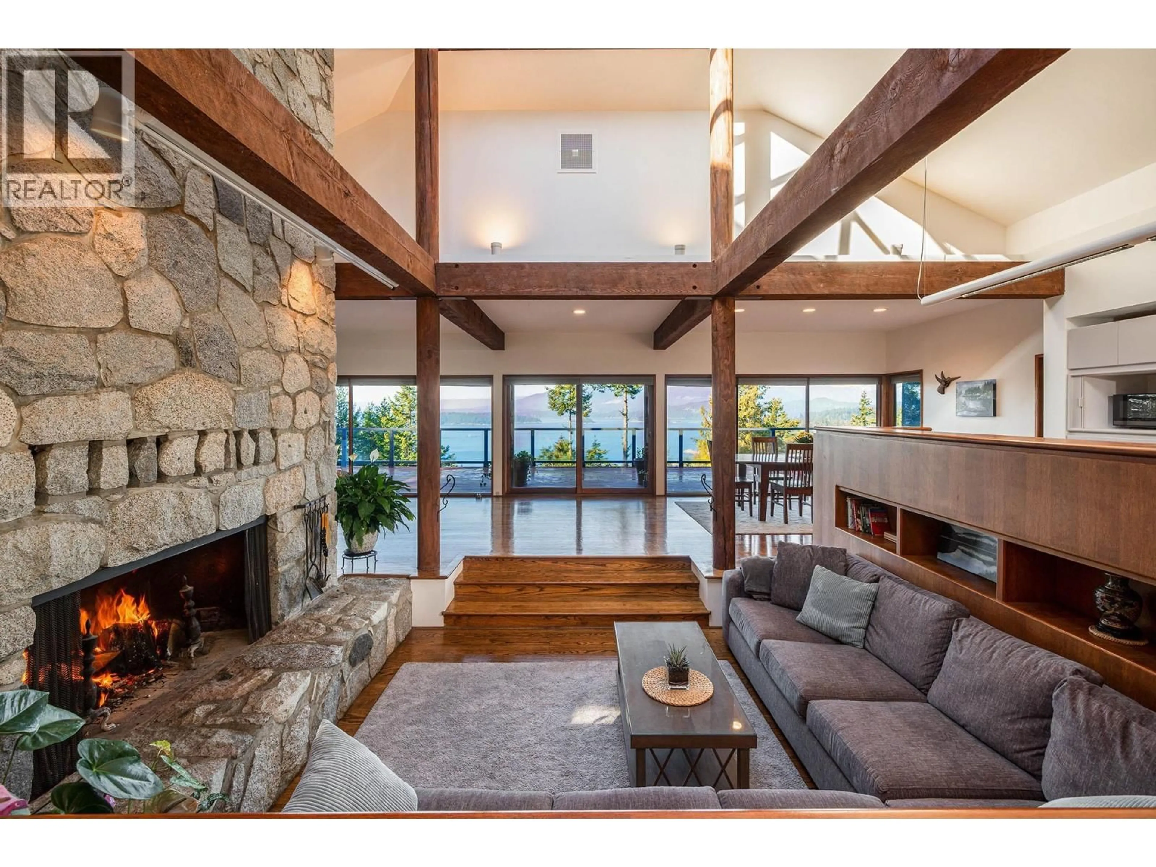 Living room with furniture, unknown for 1675 WHITESAILS DRIVE, Bowen Island British Columbia V0N1G2