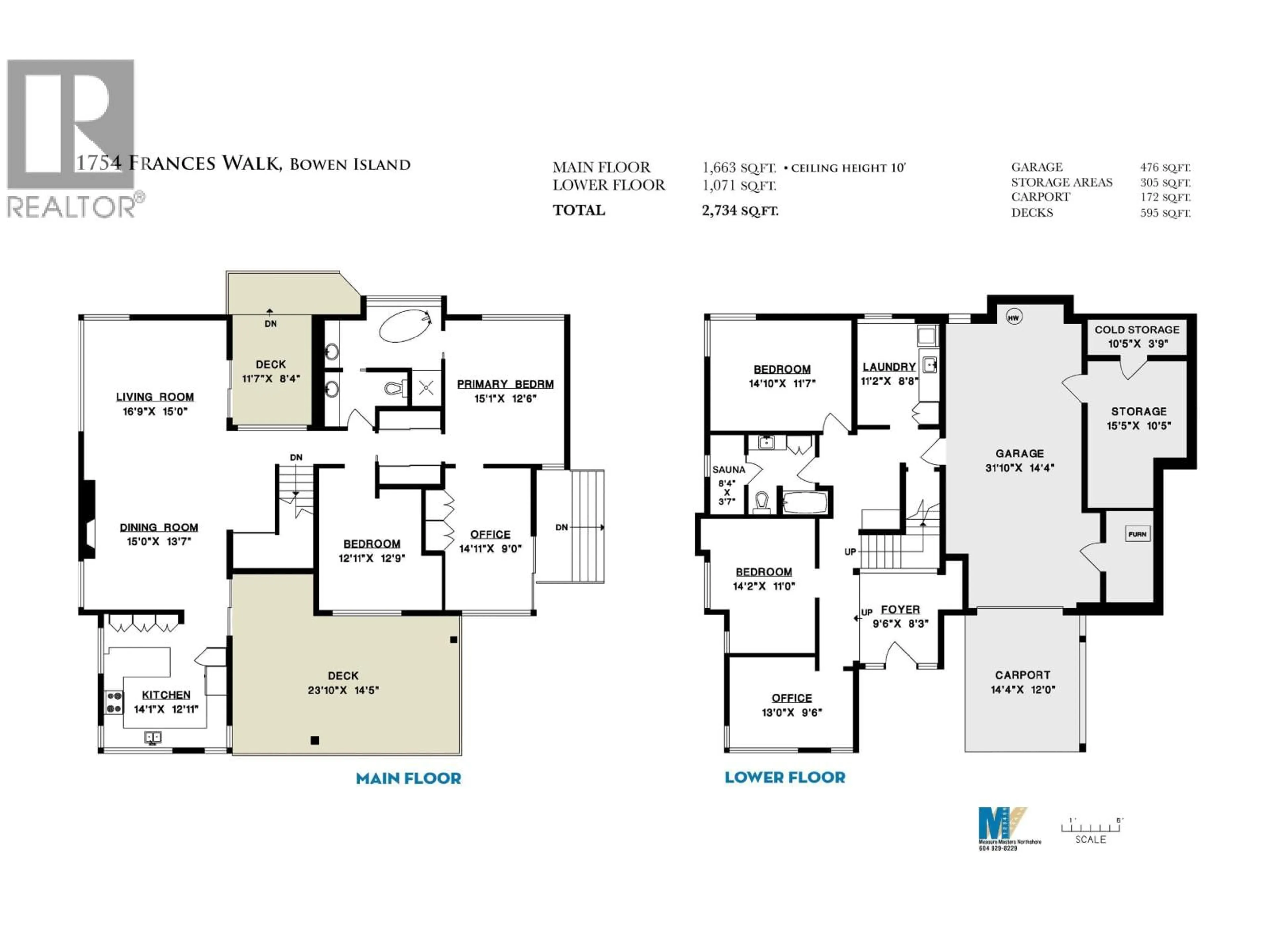 Floor plan for 1754 FRANCES WALK, Bowen Island British Columbia V0N1G2