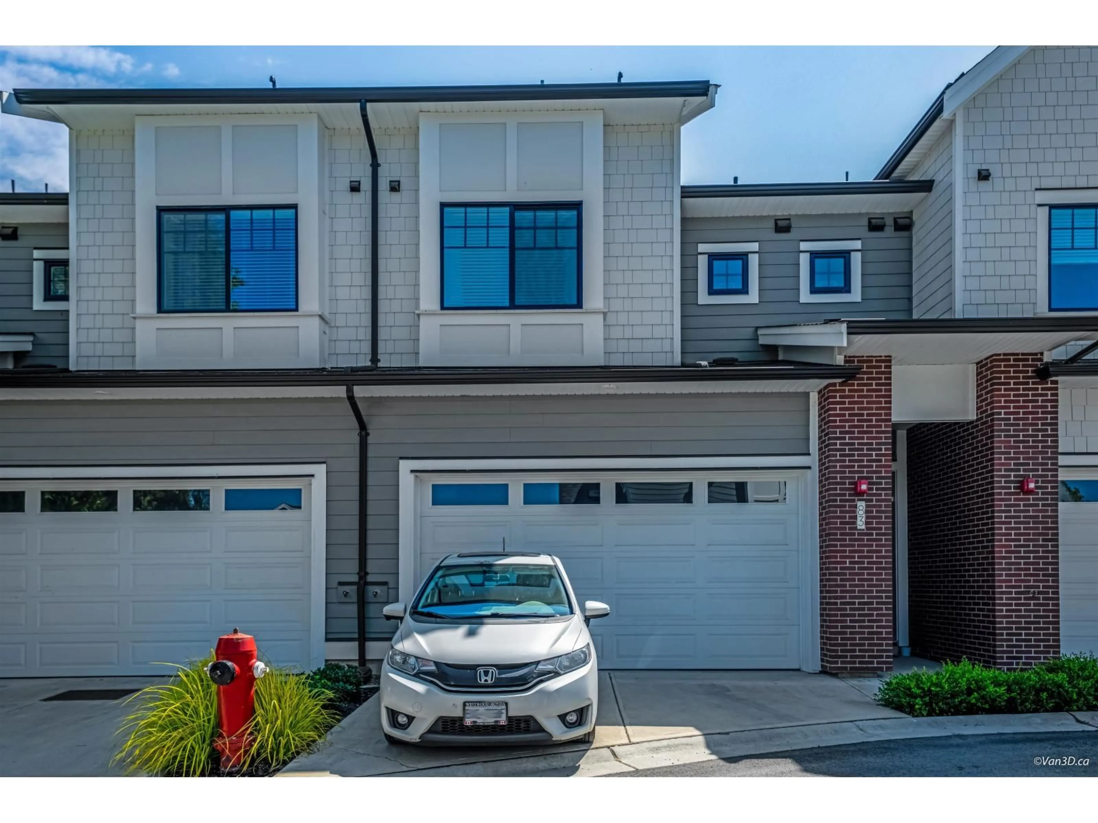 Home with vinyl exterior material, street for 83 - 7640 197 STREET, Langley British Columbia V2Y3W2