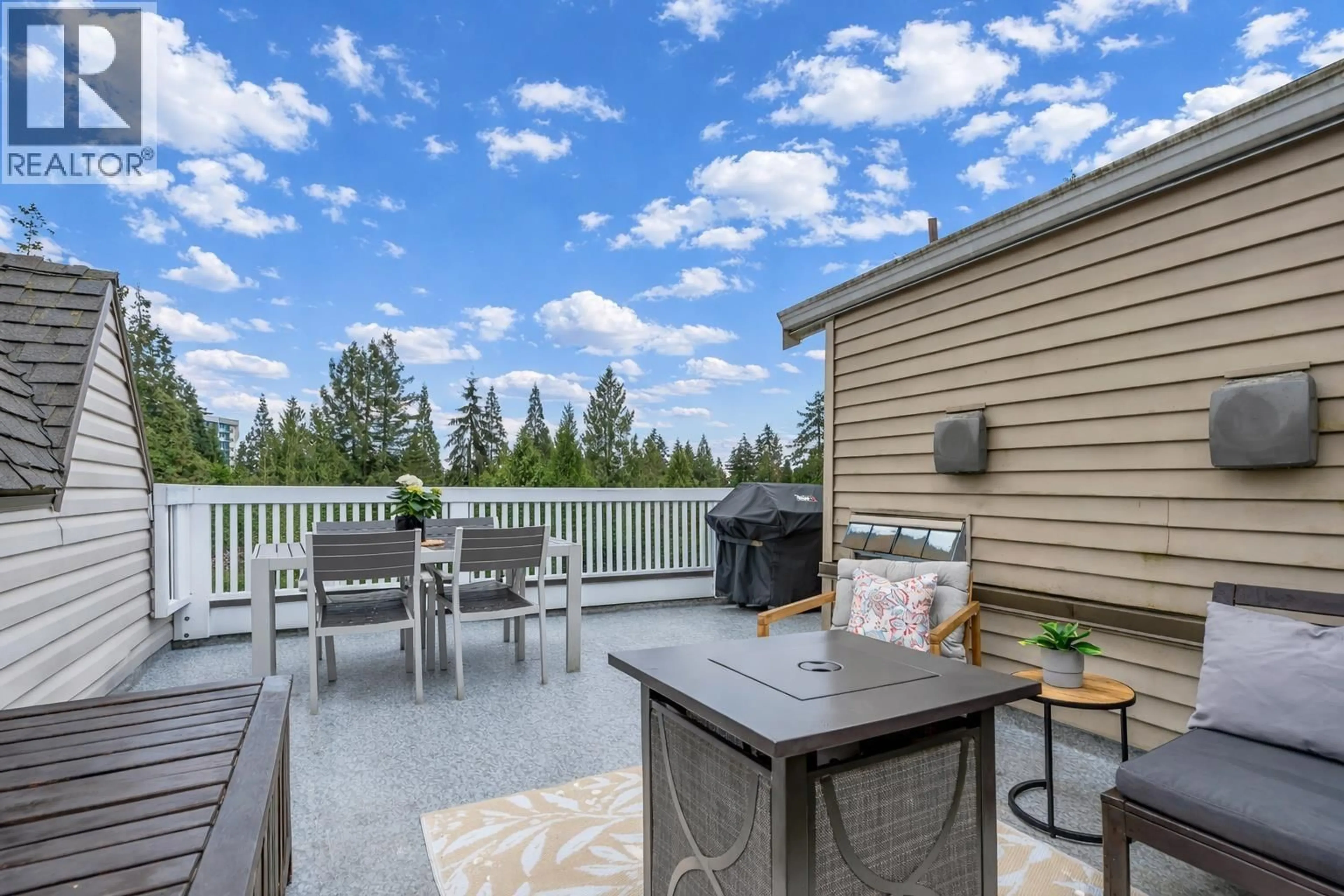 Patio, water/lake/river/ocean view for 13 - 1073 LYNN VALLEY ROAD, North Vancouver British Columbia V7J1Z6