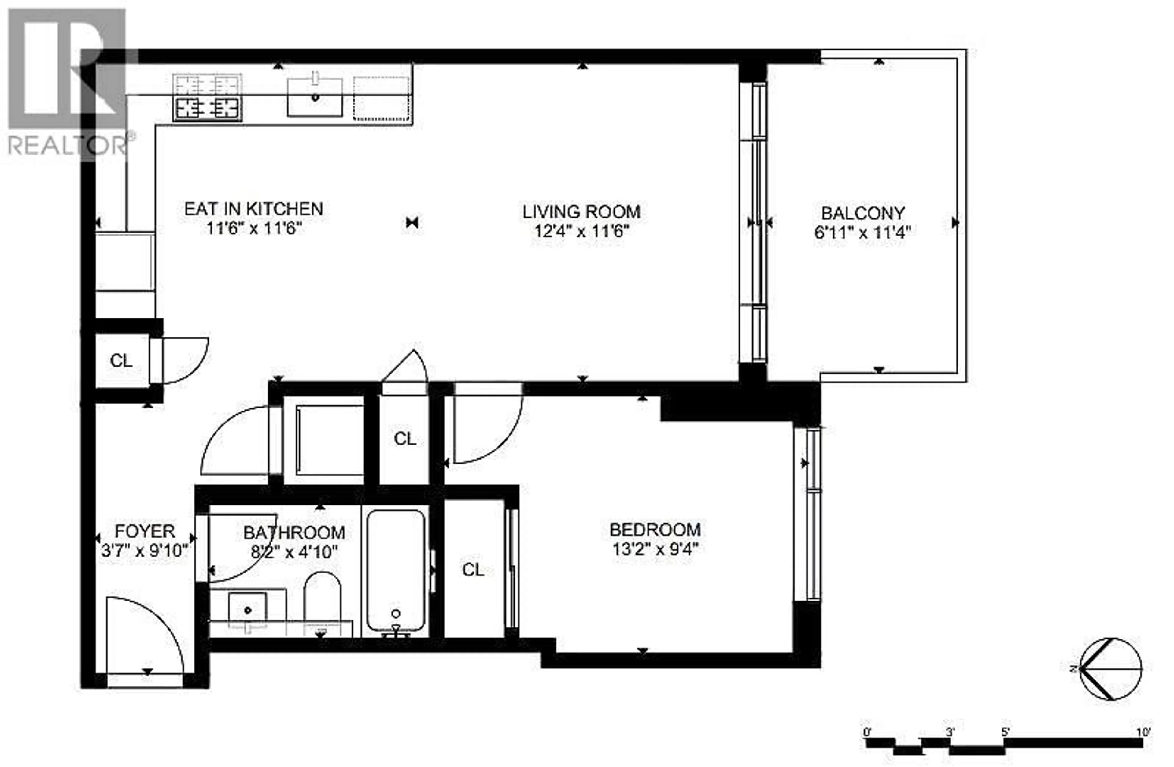 Floor plan for 1205 - 595 AUSTIN AVENUE, Coquitlam British Columbia V3K0G7