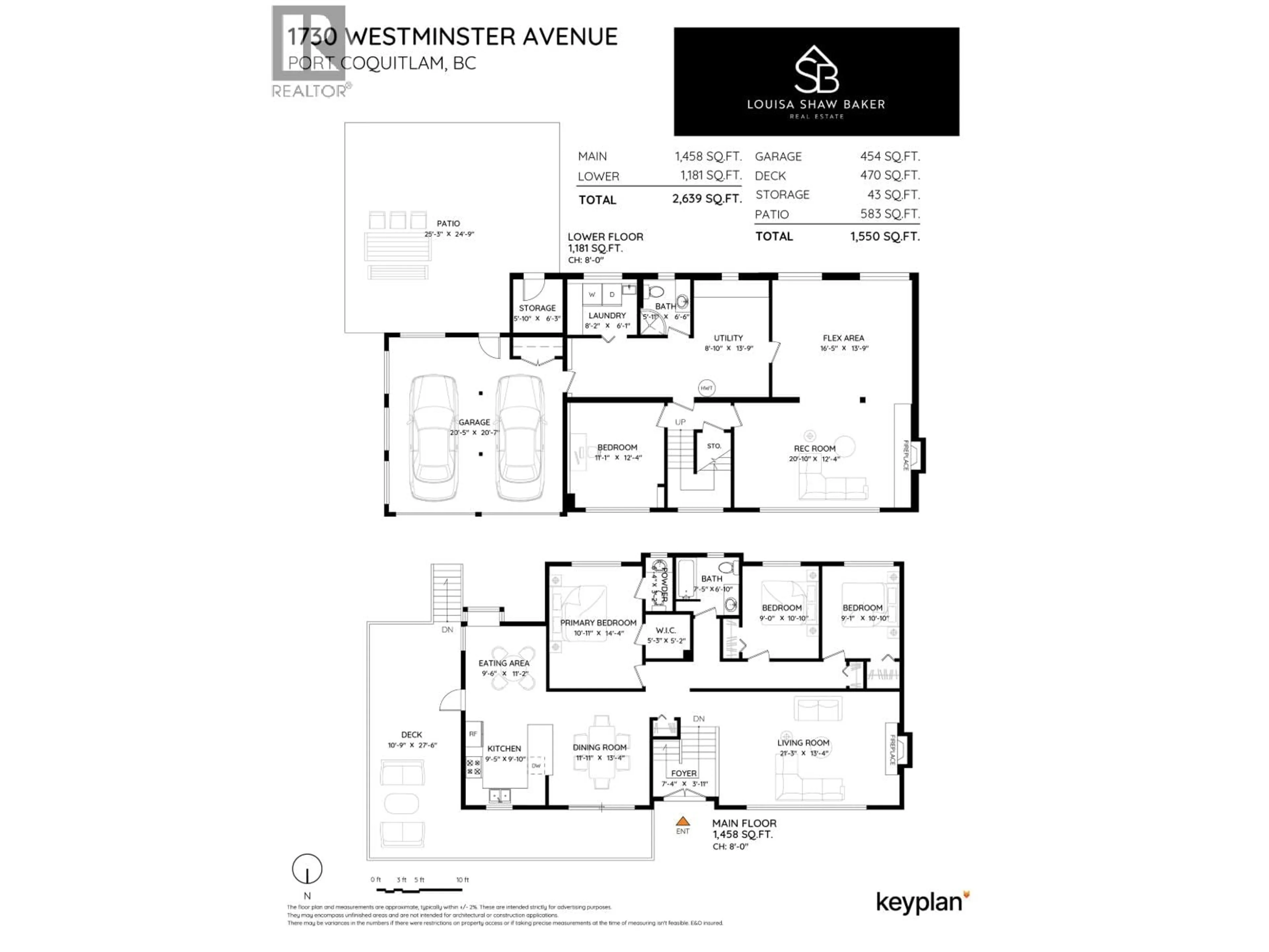 Floor plan for 1730 WESTMINSTER AVENUE, Port Coquitlam British Columbia V3B1E2