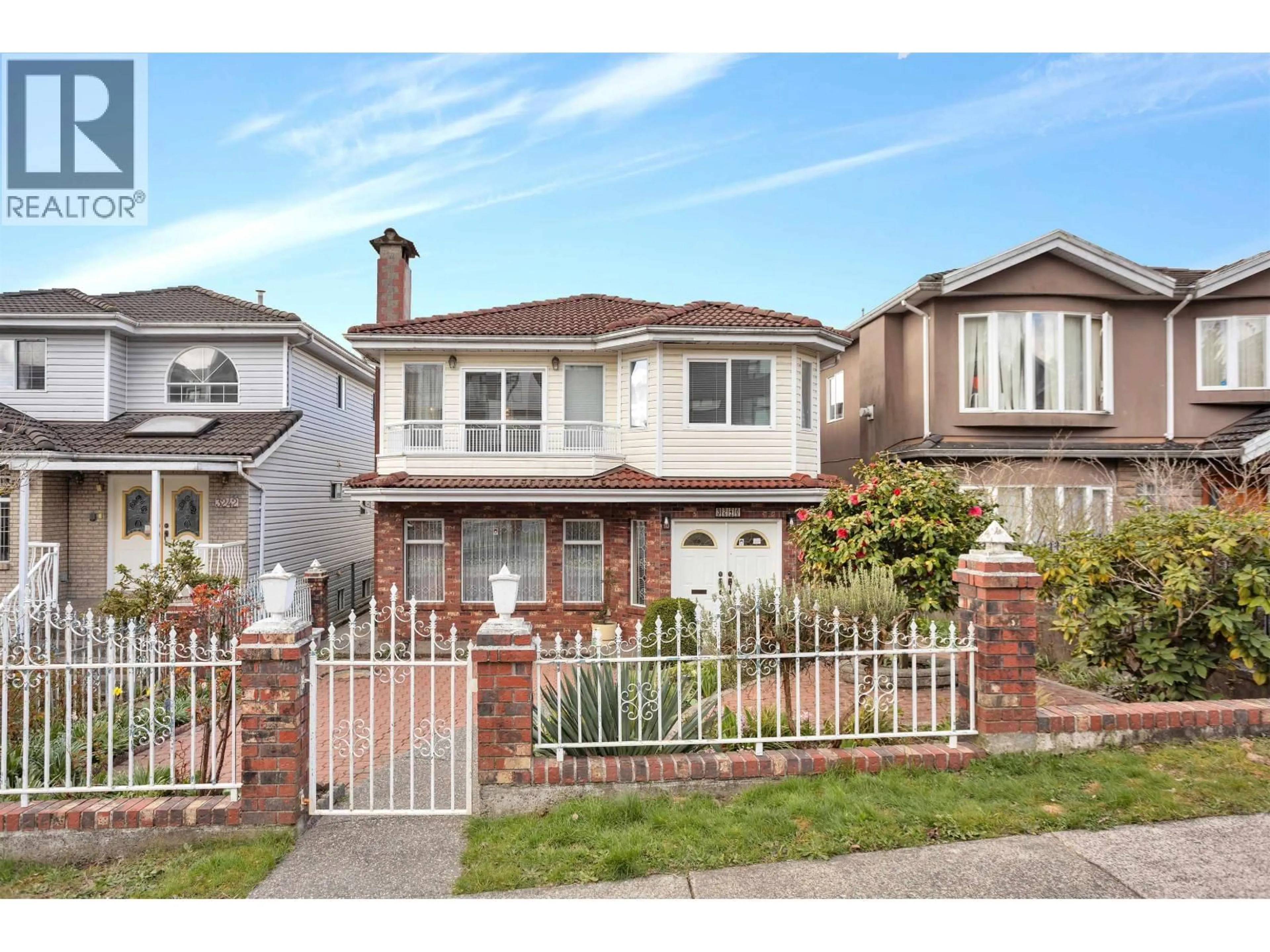 Home with brick exterior material, street for 3240 CLIVE AVENUE, Vancouver British Columbia V5R4V2