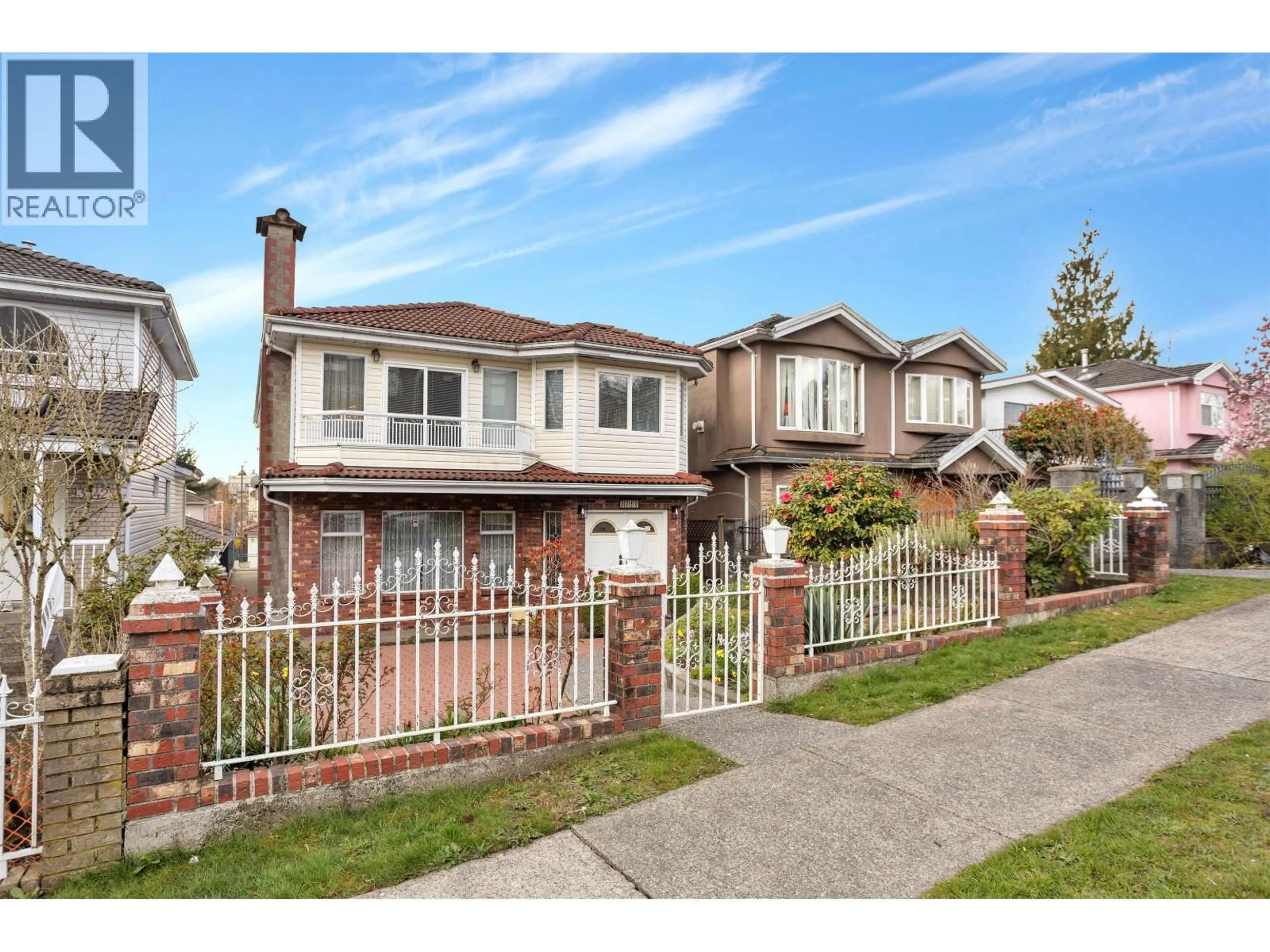 Home with brick exterior material, street for 3240 CLIVE AVENUE, Vancouver British Columbia V5R4V2