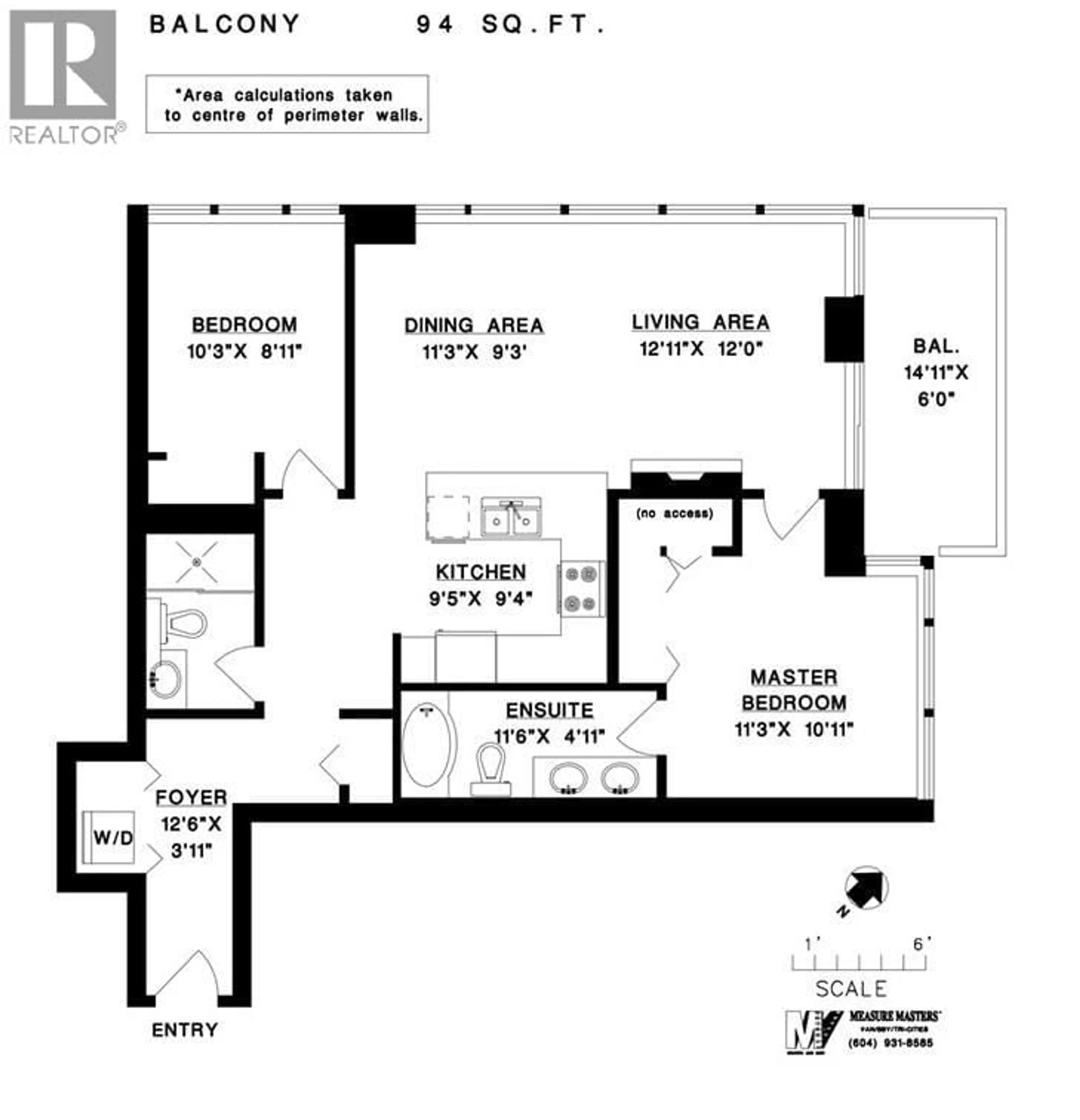 Floor plan for 1606 - 651 NOOTKA WAY, Port Moody British Columbia V3H0A1
