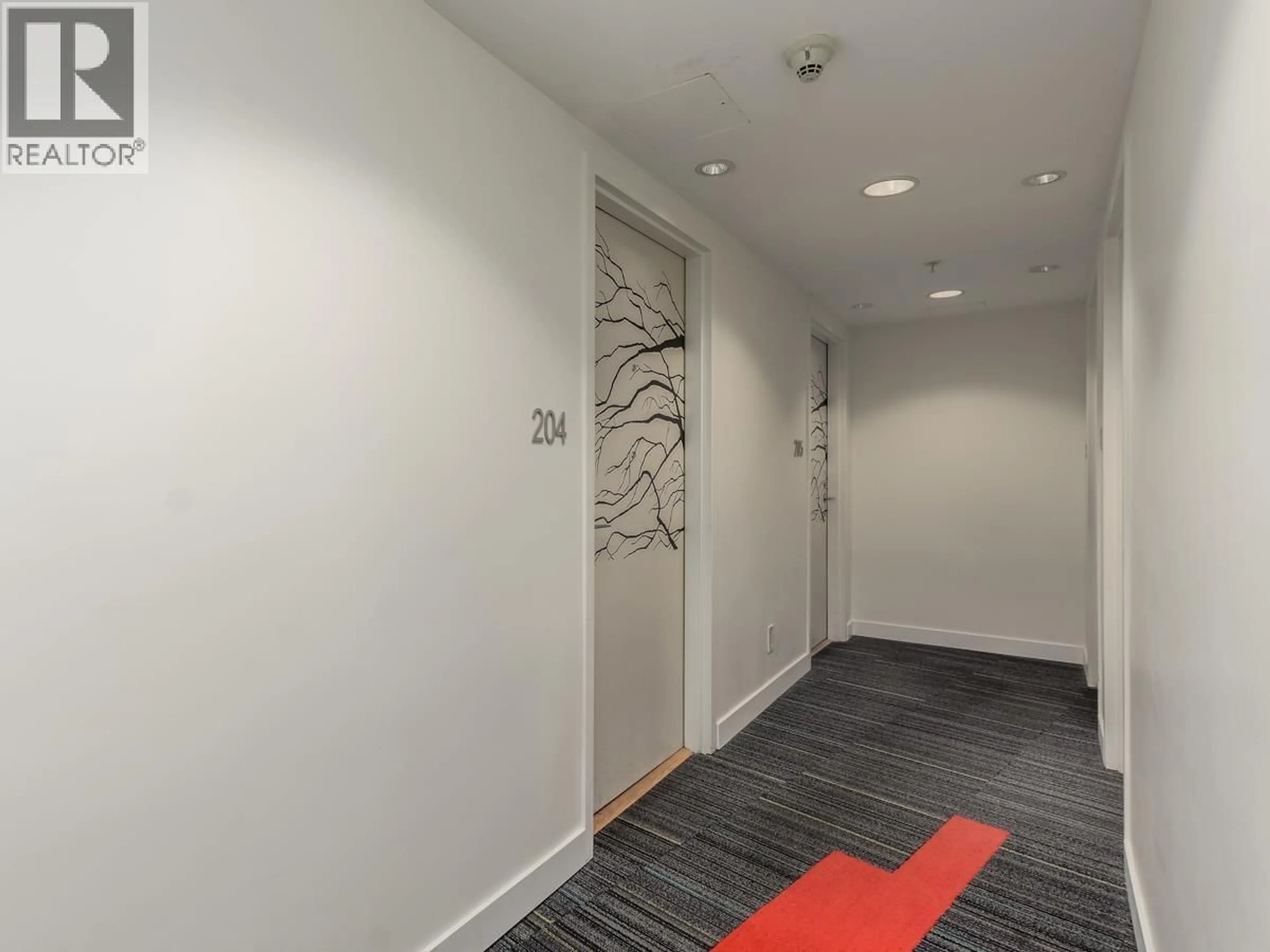 Indoor foyer for 204 - 128 CORDOVA STREET, Vancouver British Columbia V6B0E6