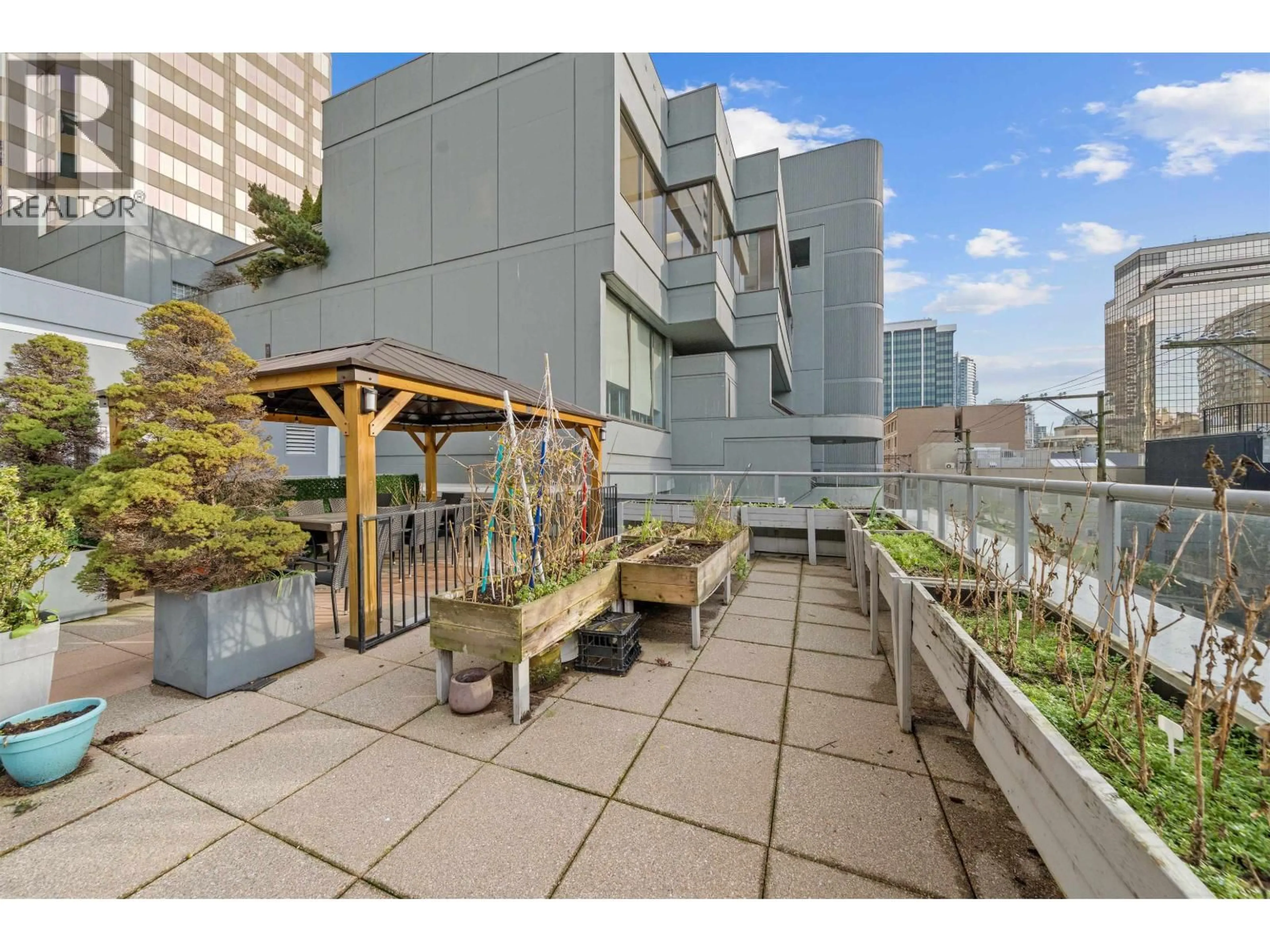 Patio, city buildings view from balcony for 1403 - 1403 1060 ALBERNI STREET, Vancouver British Columbia V6E4K2