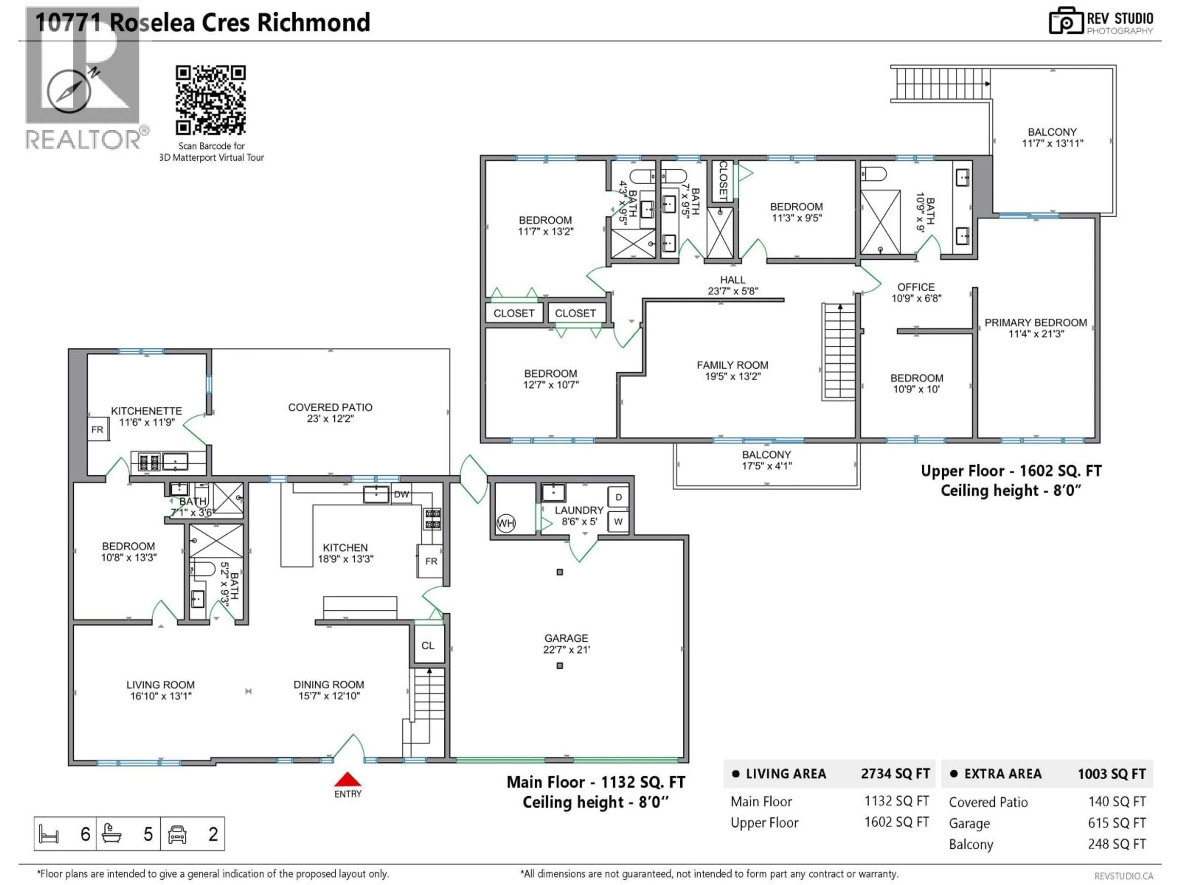 Floor plan for 10771 ROSELEA CRESCENT, Richmond British Columbia V7A2R5