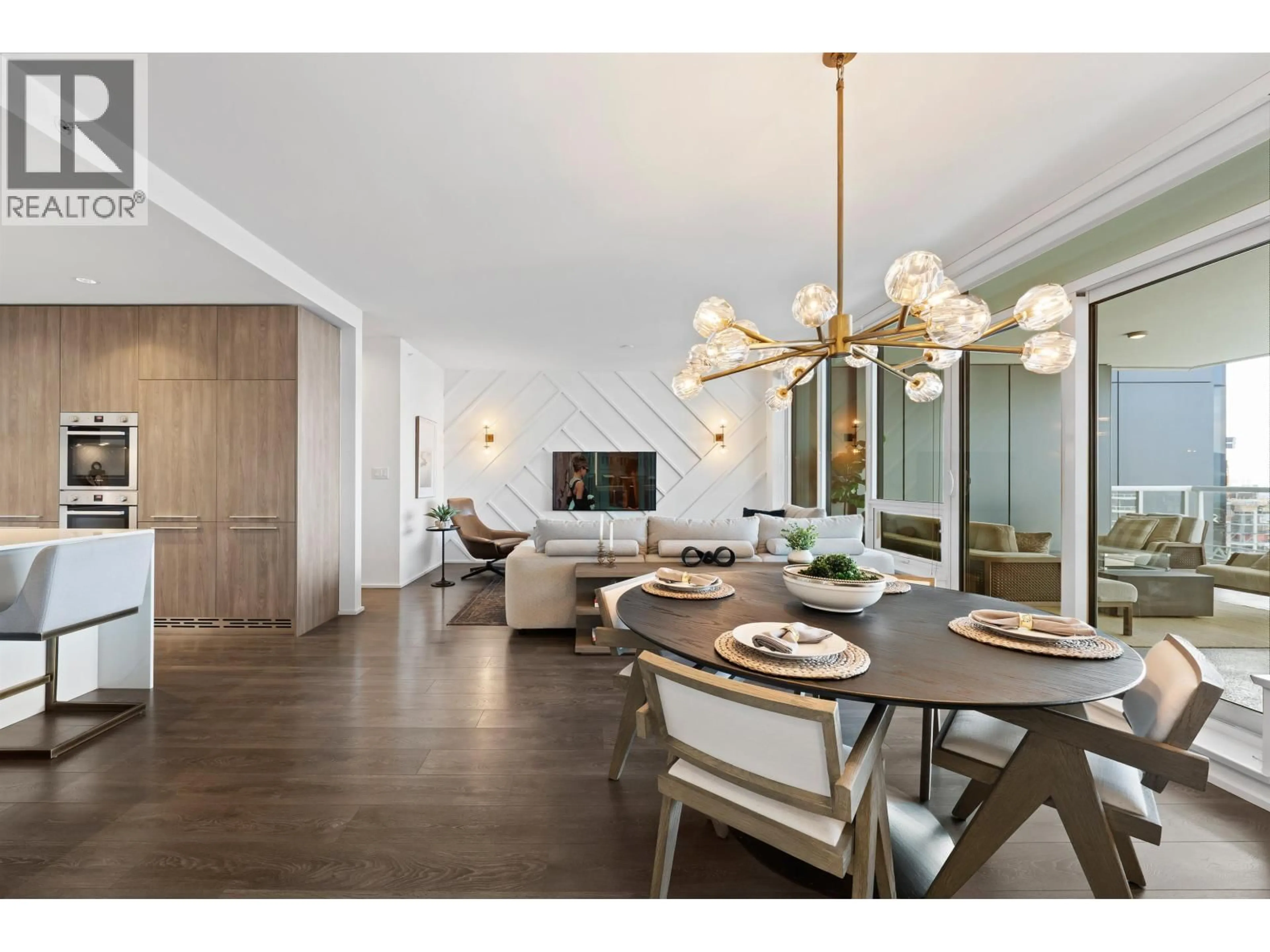 Dining room, wood/laminate floor for 5605 - 1955 ALPHA WAY, Burnaby British Columbia V5C0K6