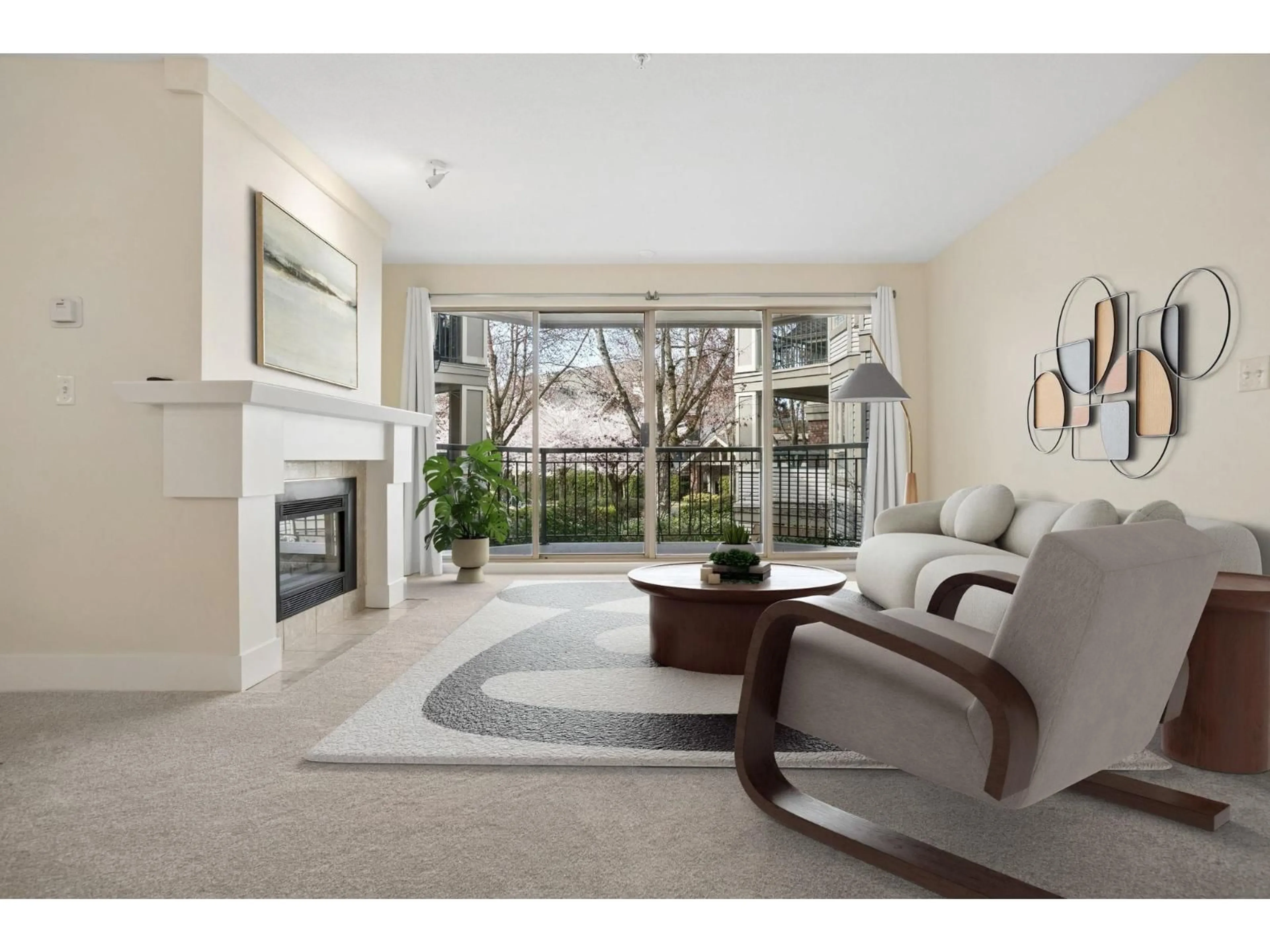 Living room with furniture, unknown for 220 - 22025 48 AVENUE, Langley British Columbia V3A3N1