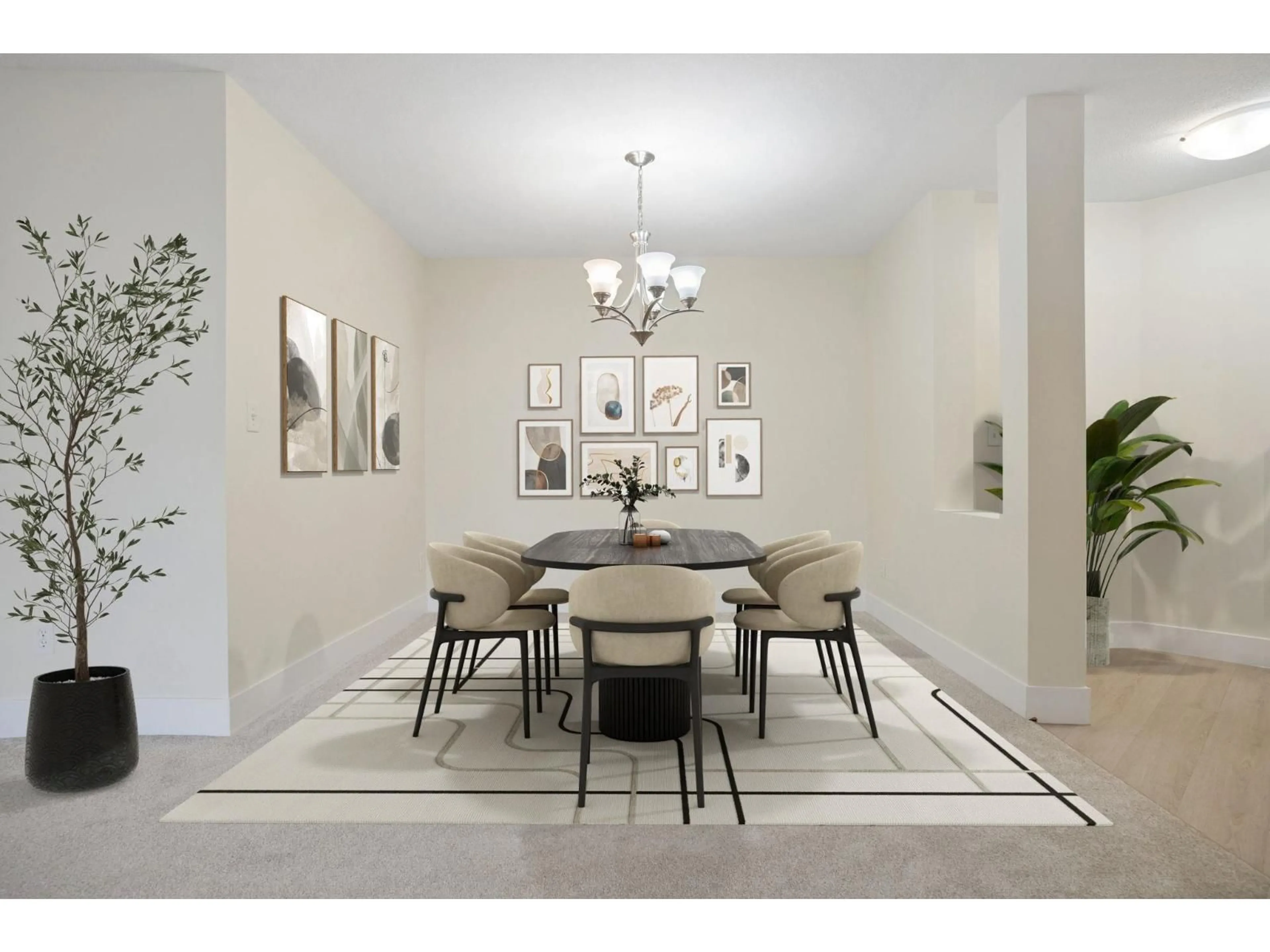 Dining room, ceramic/tile floor for 220 - 22025 48 AVENUE, Langley British Columbia V3A3N1