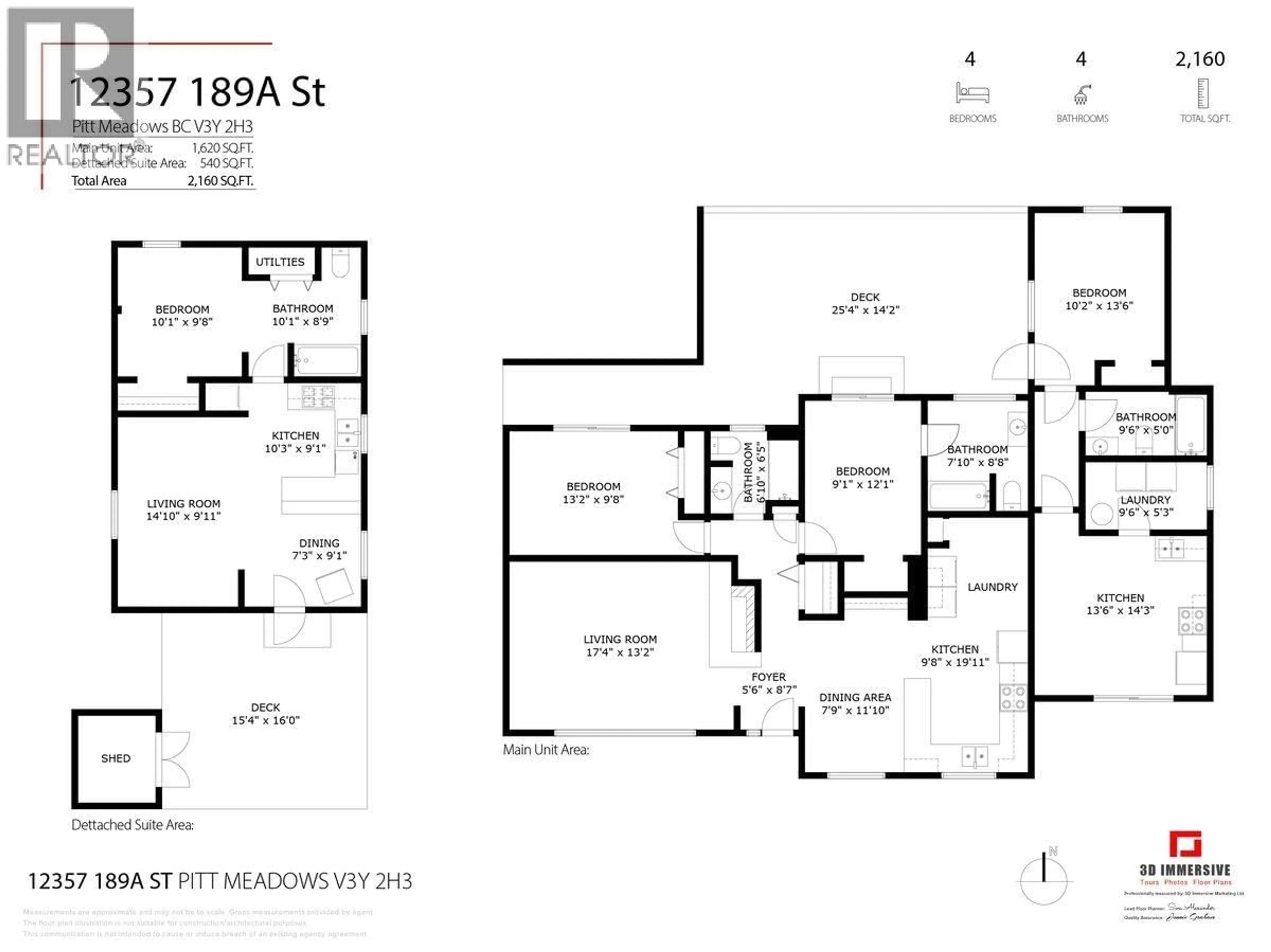 Floor plan for 12357 189A STREET, Pitt Meadows British Columbia V3Y2H3
