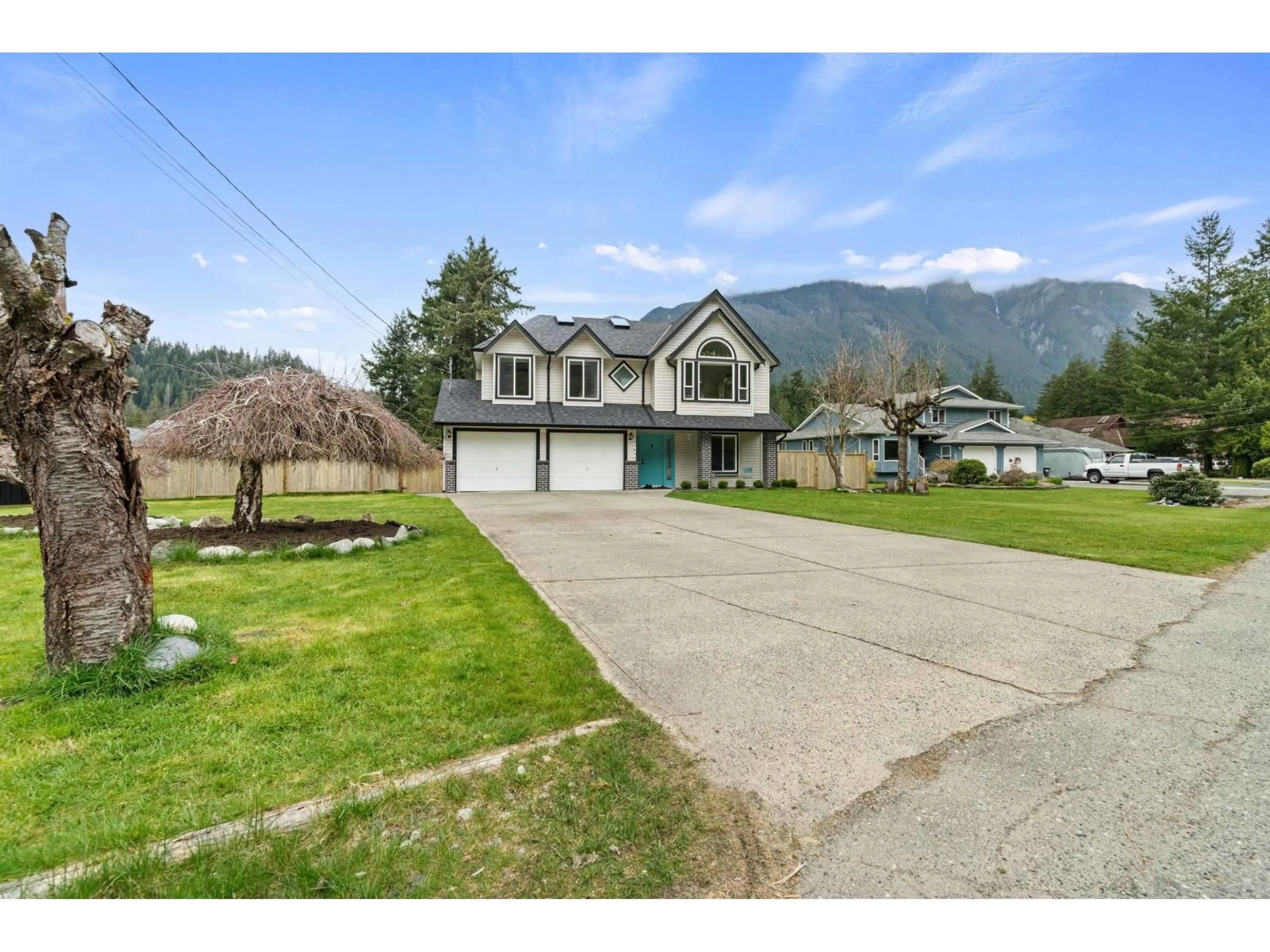 A pic from outside/outdoor area/front of a property/back of a property/a pic from drone, mountain view for 65644 GARDNER DRIVE, Hope British Columbia V0X1L1