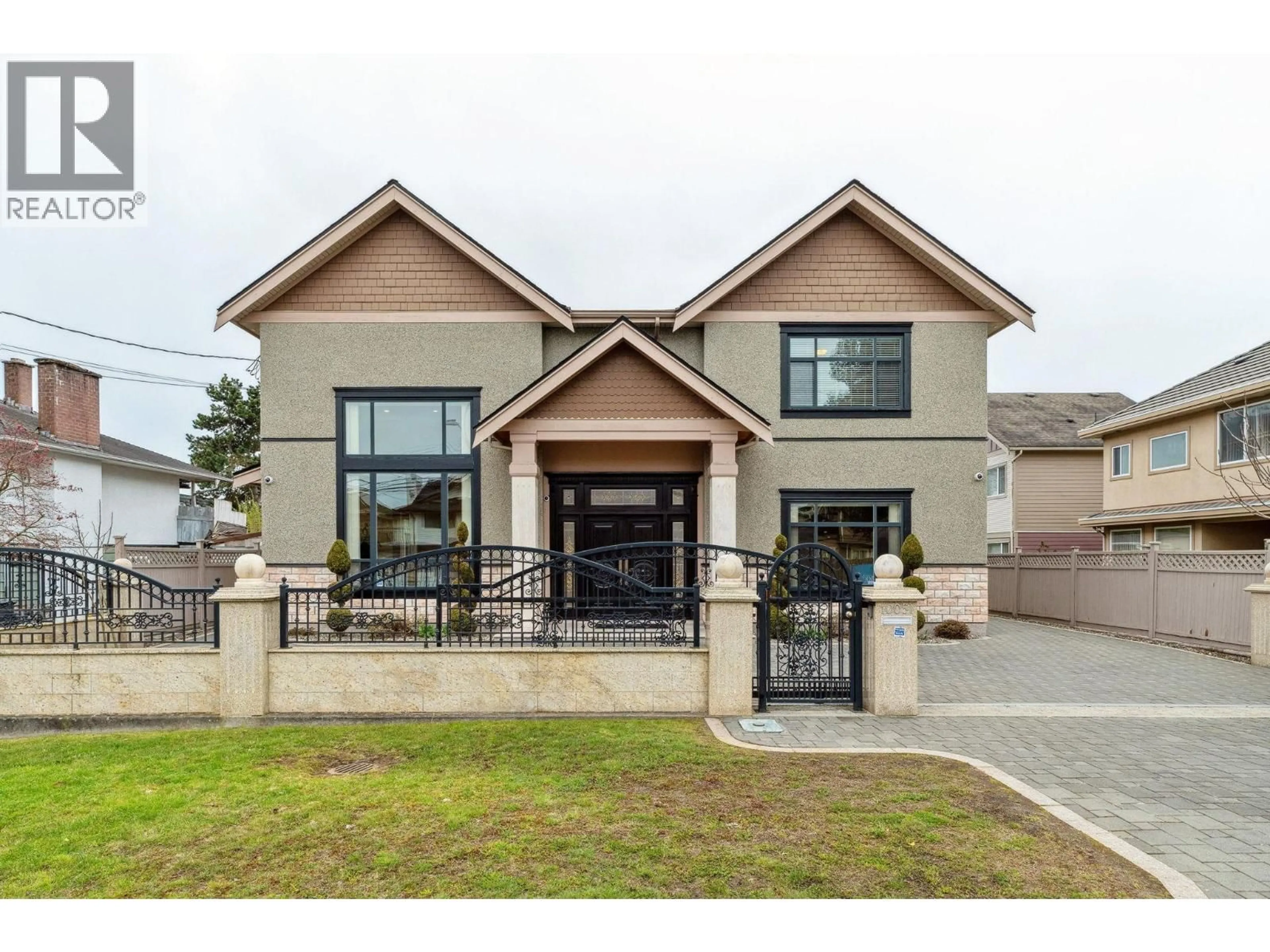 Home with brick exterior material, street for 10051 LEONARD ROAD, Richmond British Columbia V7A2N4