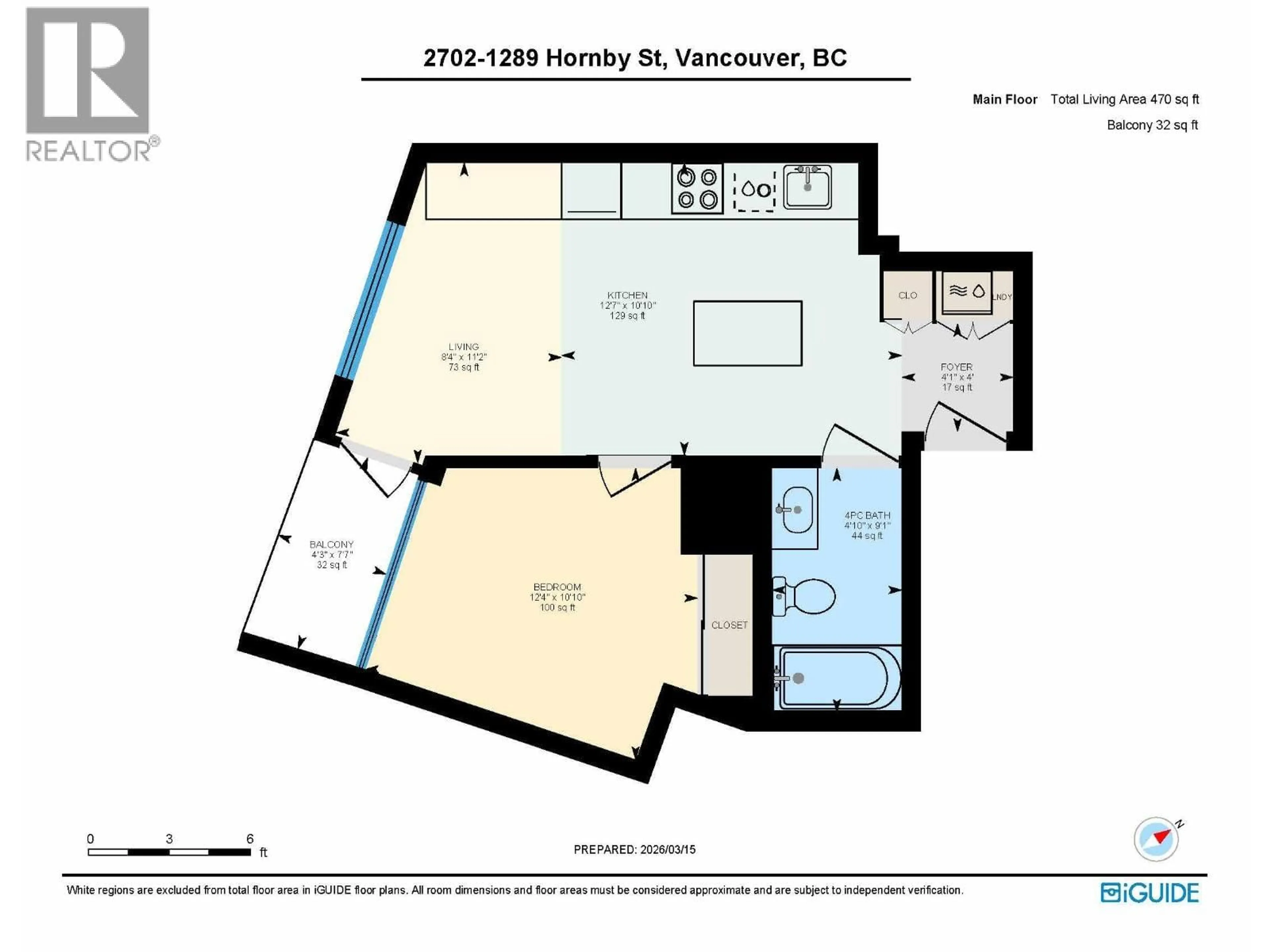 Floor plan for 2702 - 1289 HORNBY STREET, Vancouver British Columbia V6Z0G7