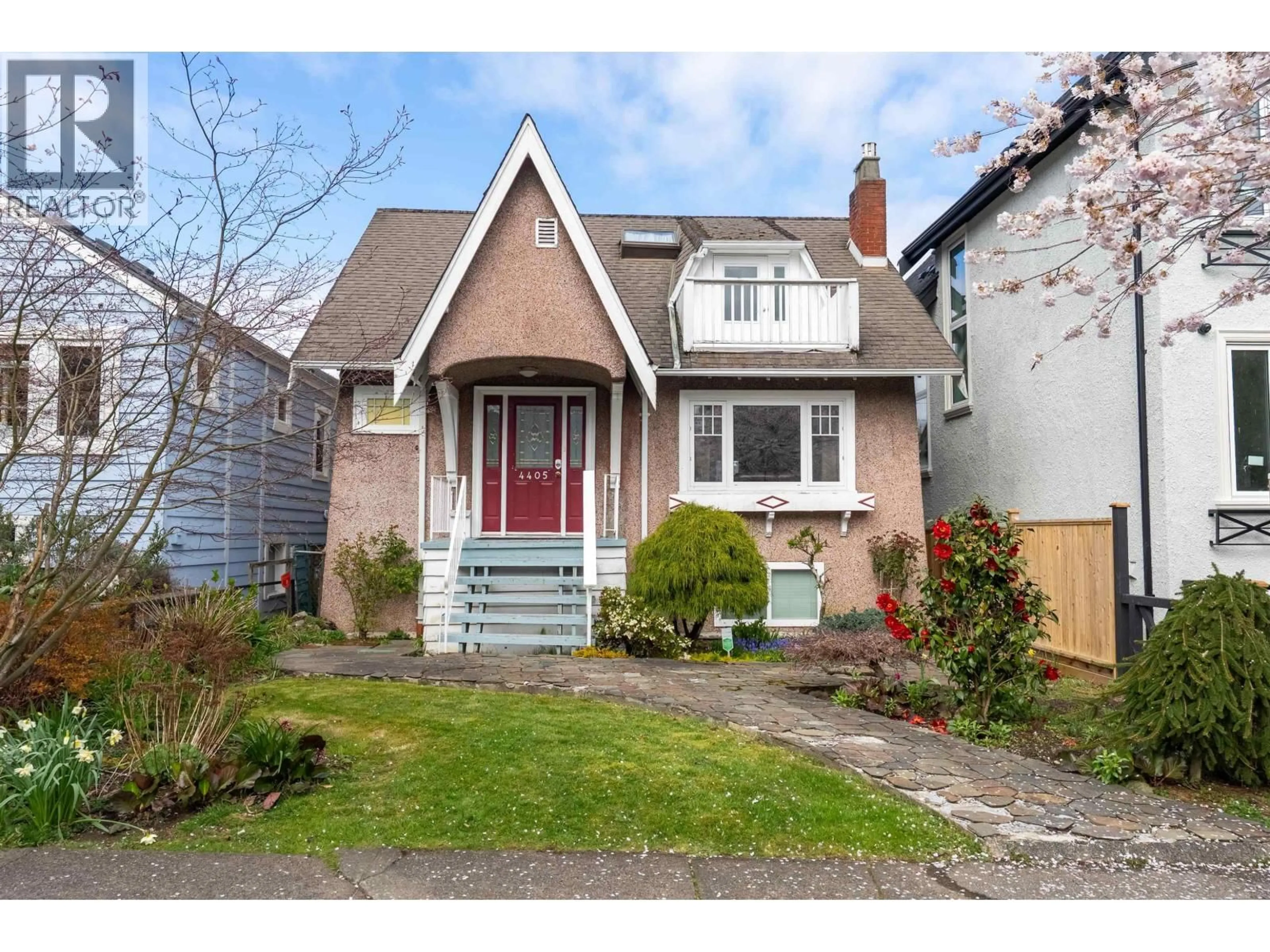 Home with brick exterior material, street for 4405 9TH AVENUE, Vancouver British Columbia V6R2C9