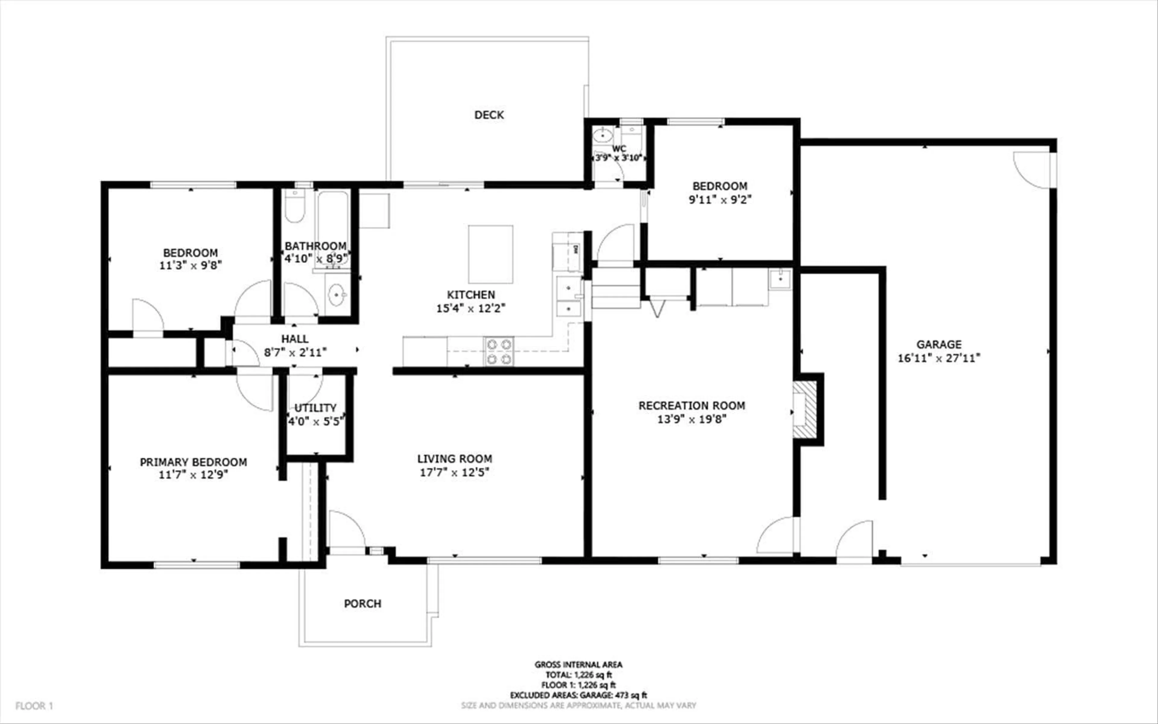 Floor plan for 9336 BROADWAY STREET, Chilliwack British Columbia V2P5V3