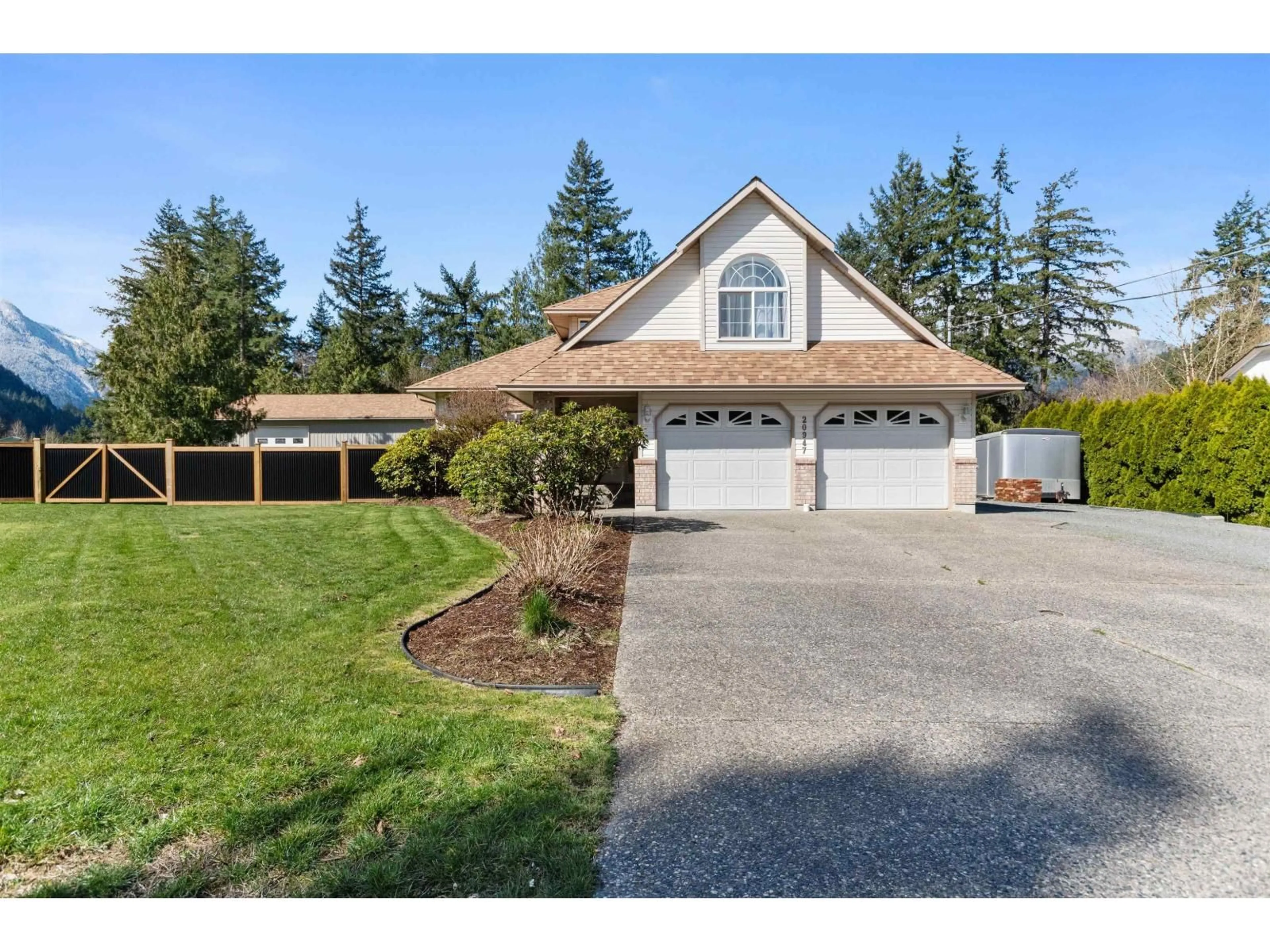 Home with vinyl exterior material, street for 20947 MT HOPE ROAD, Hope British Columbia V0X1L1