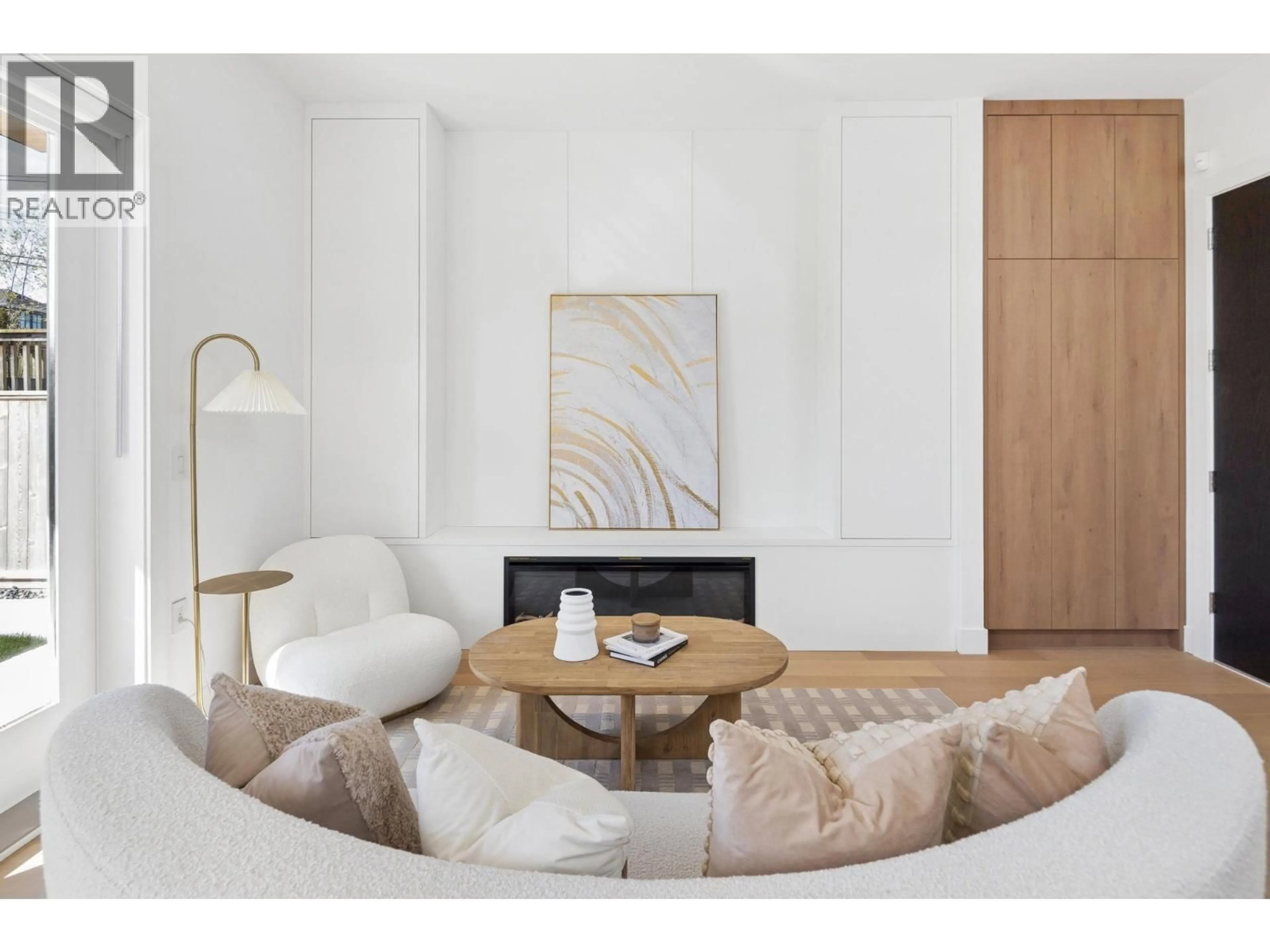 Living room with furniture, wood/laminate floor for 2 - 3648 WEST 20TH AVENUE, Vancouver British Columbia V6S1E8