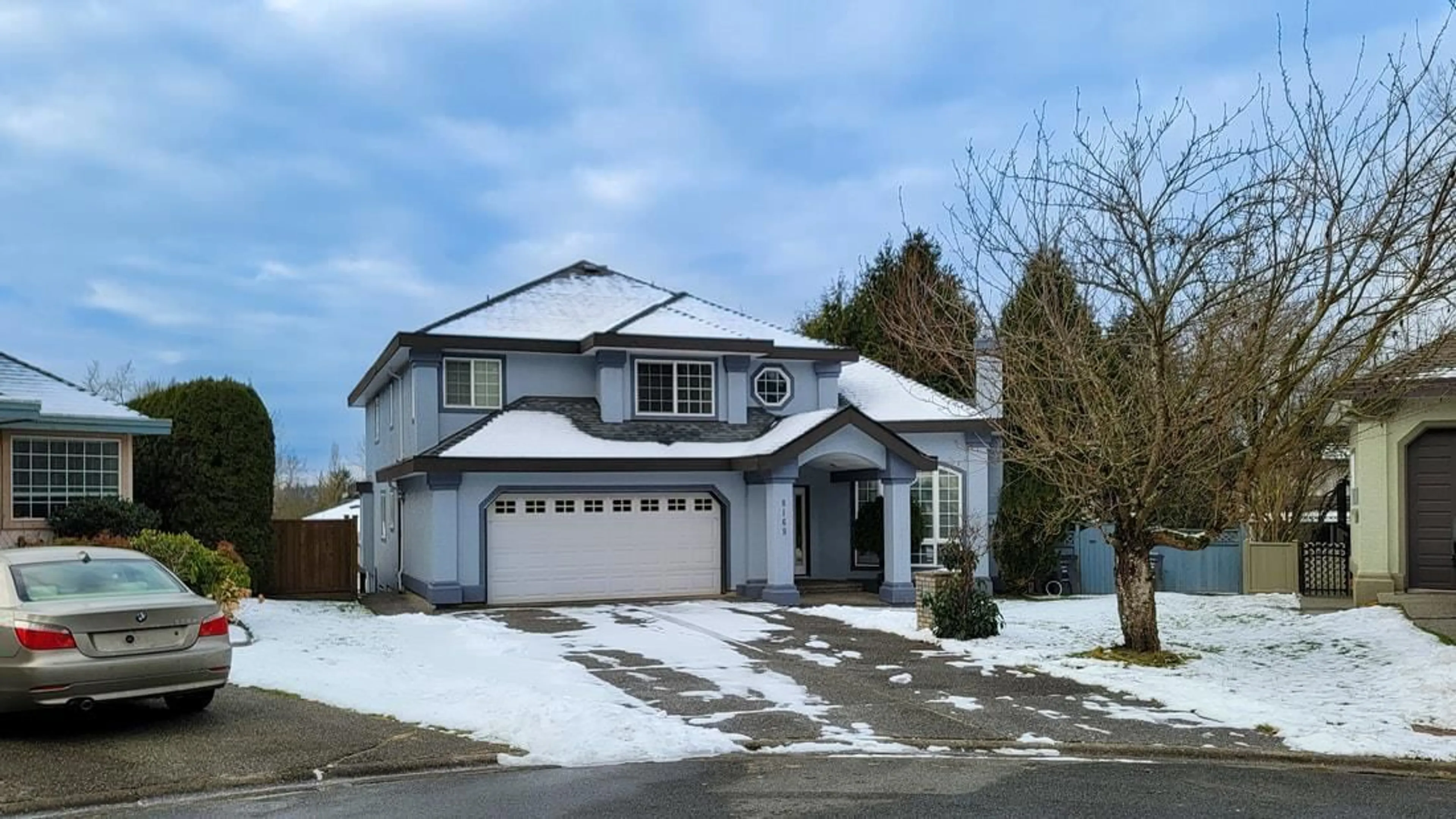 Home with vinyl exterior material, street for 8169 153A STREET, Surrey British Columbia V3S8S5