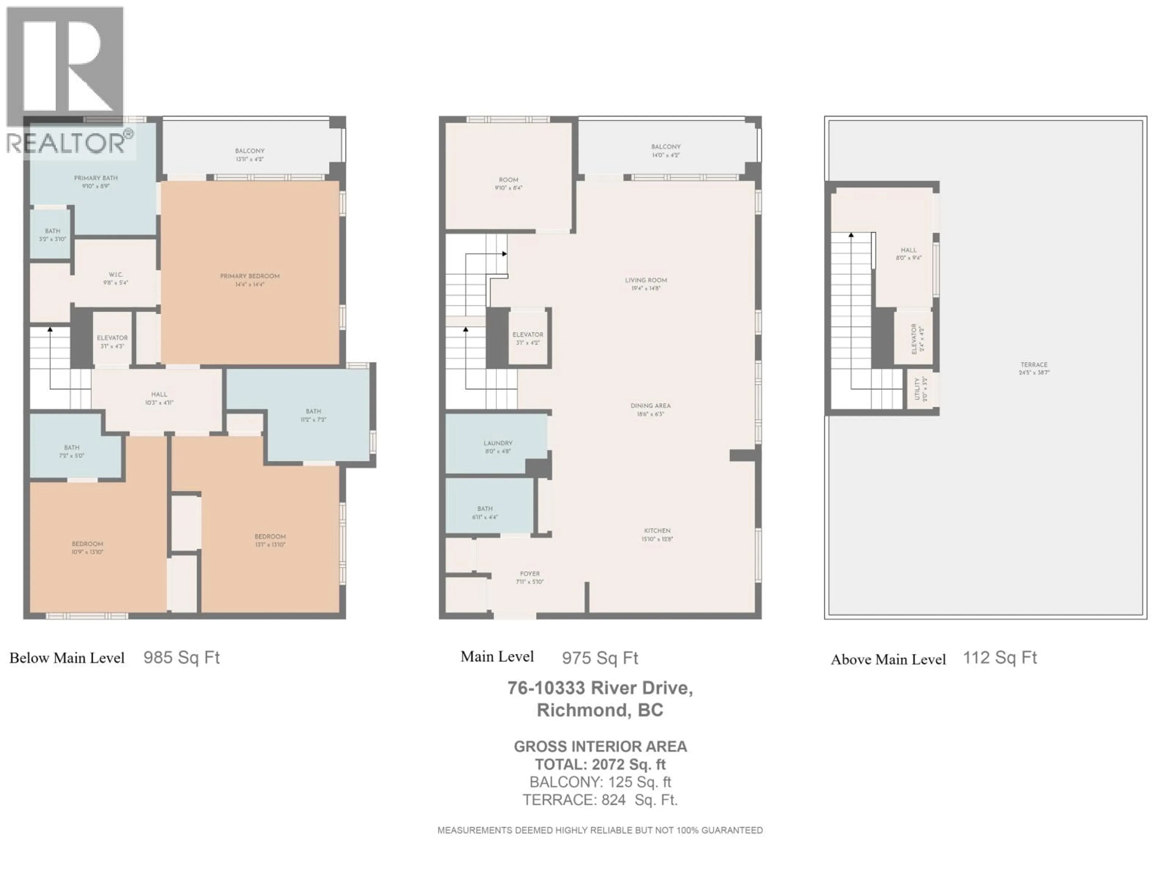 Floor plan for 76 - 10333 RIVER DRIVE, Richmond British Columbia V6X0X4