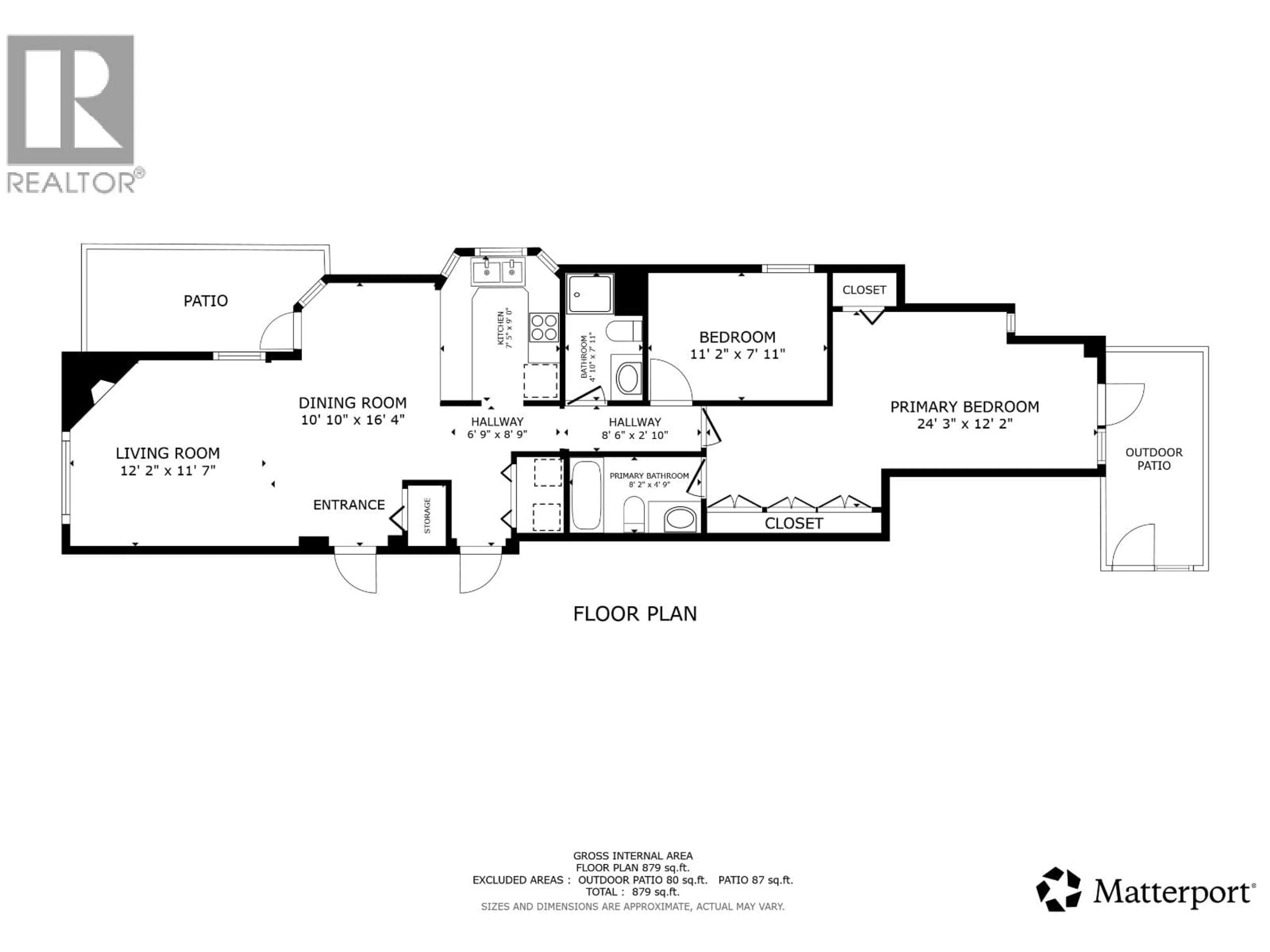 Floor plan for 201 - 1868 8TH AVENUE, Vancouver British Columbia V6J5G3