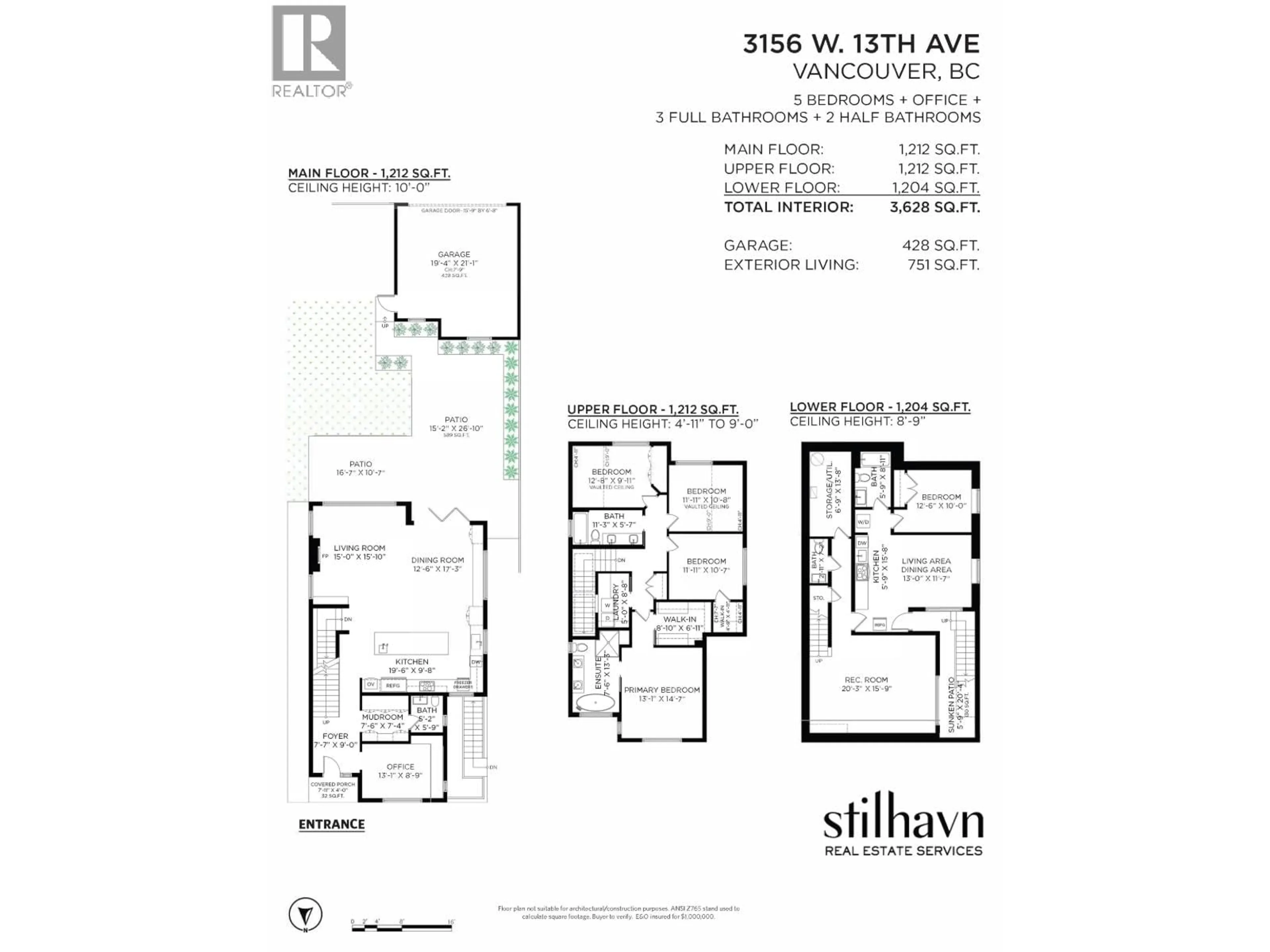 Floor plan for 3156 13TH AVENUE, Vancouver British Columbia V6K2V3