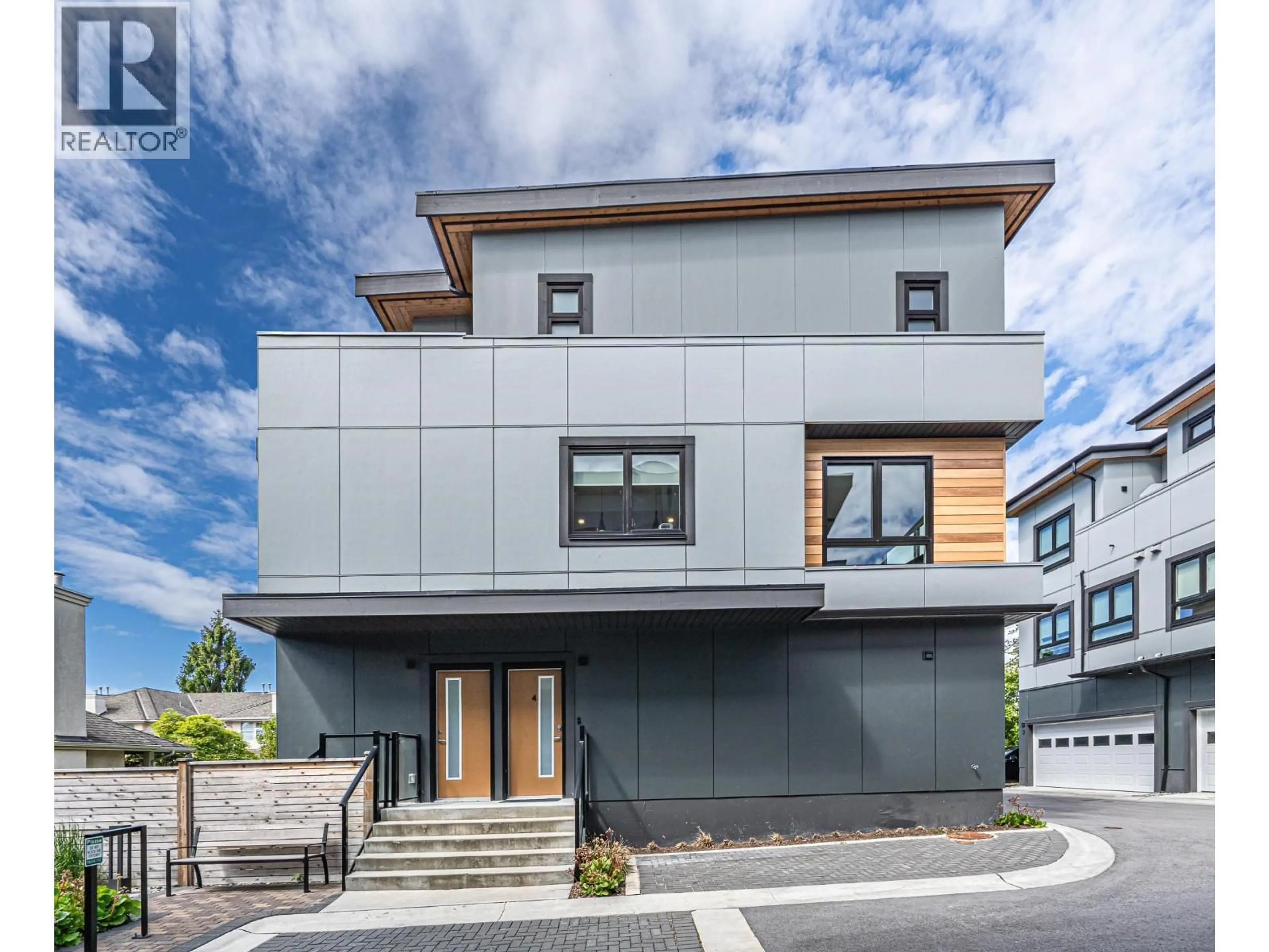 Home with vinyl exterior material, street for 4 - 9099 NO. 2 ROAD, Richmond British Columbia V7E2C6
