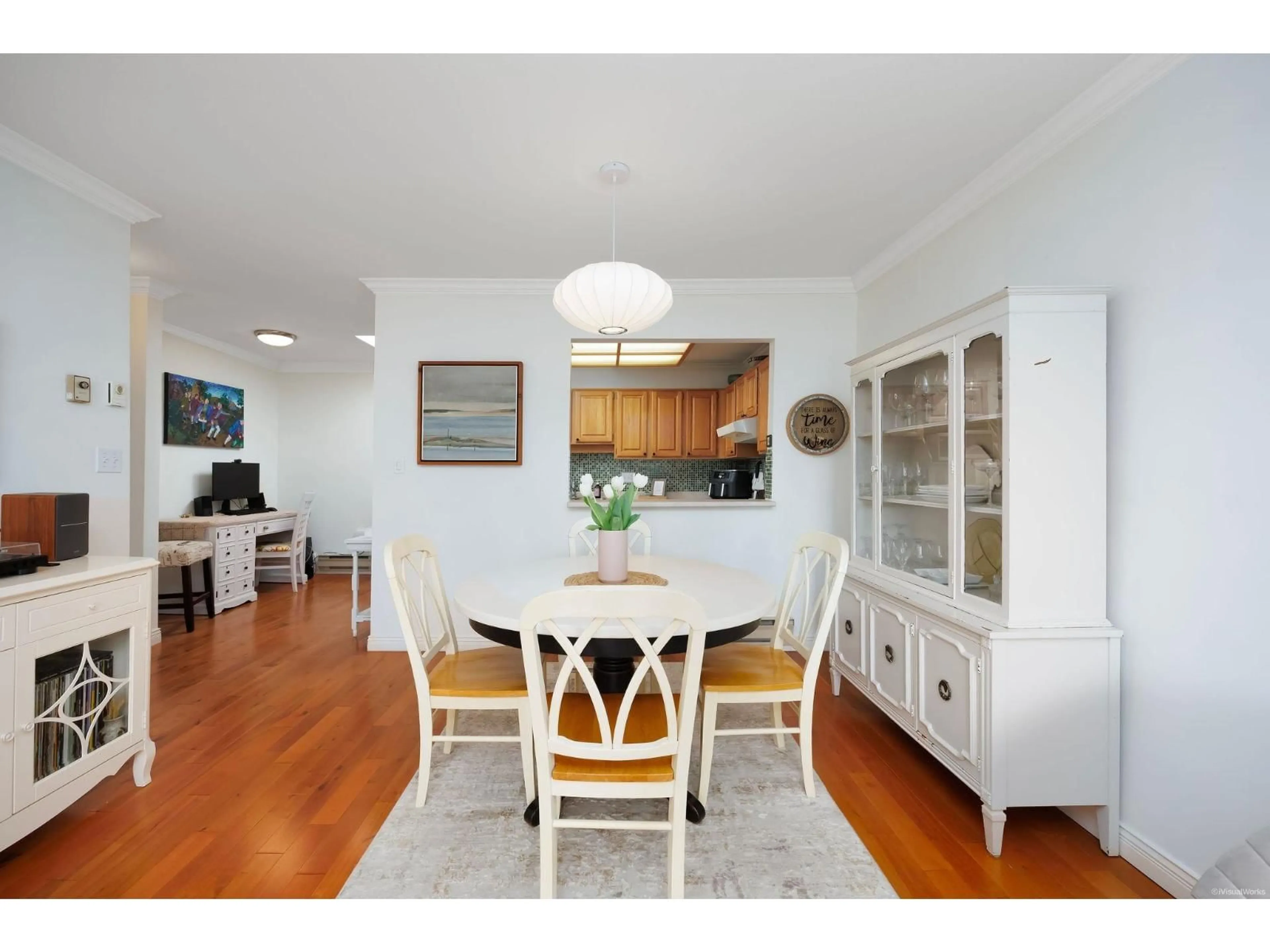 Dining room, wood/laminate floor for 303 - 1500 MERKLIN STREET, White Rock British Columbia V4B4C5