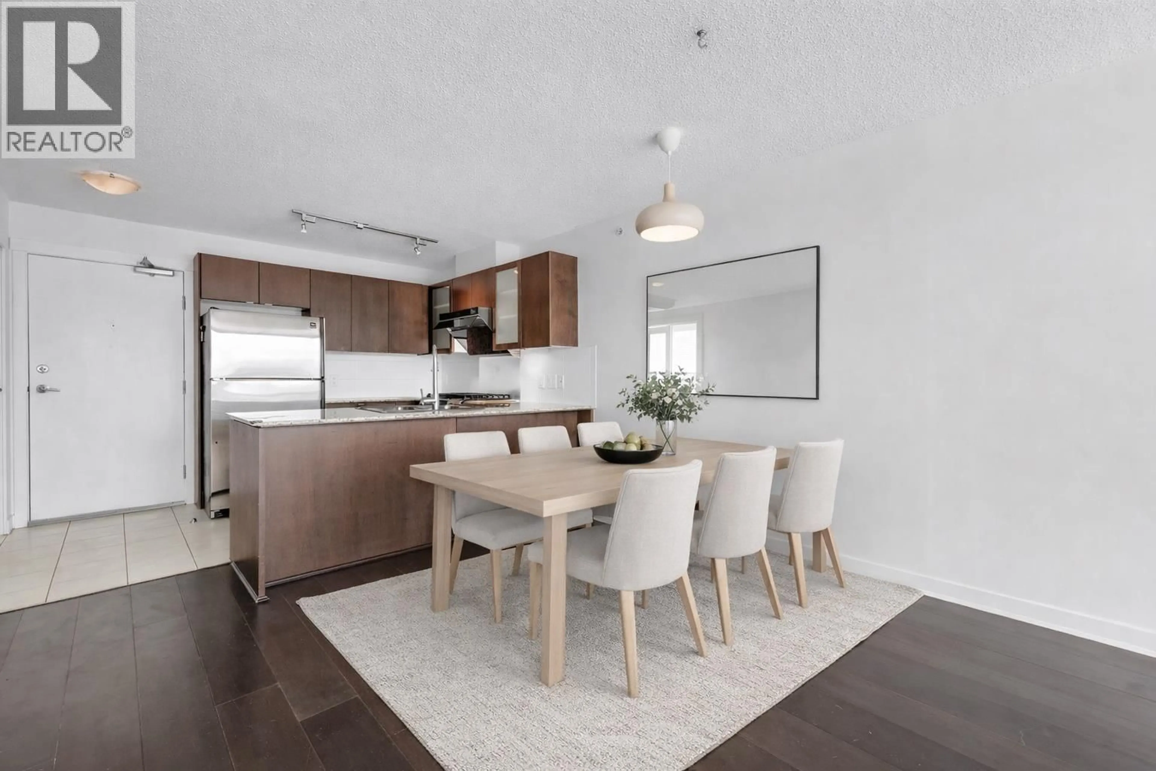 Open concept kitchen, wood/laminate floor for 1002 - 7575 ALDERBRIDGE WAY, Richmond British Columbia V6X4L1