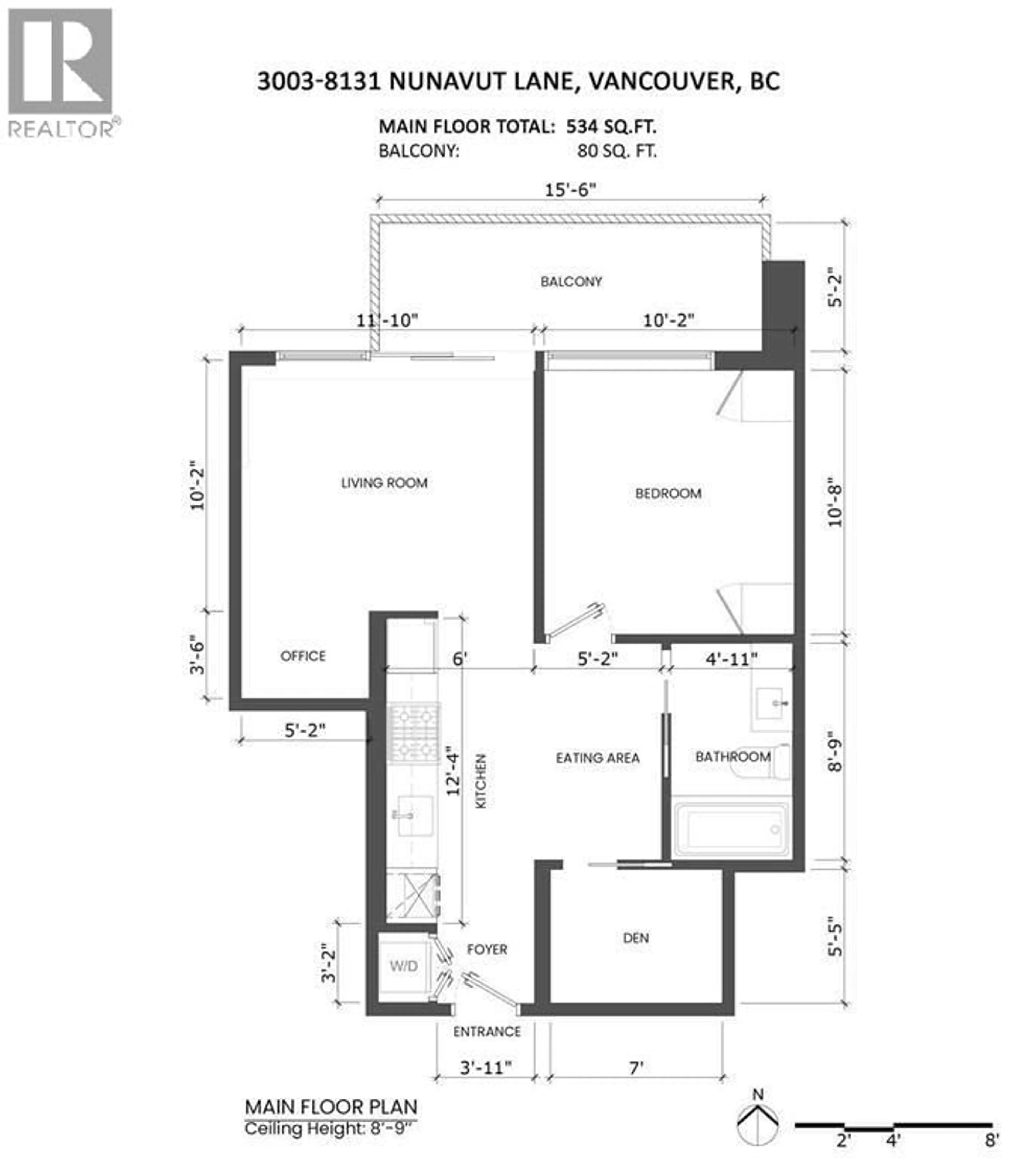 Floor plan for 8131 NUNAVUT LANE, Vancouver British Columbia V5X0E2