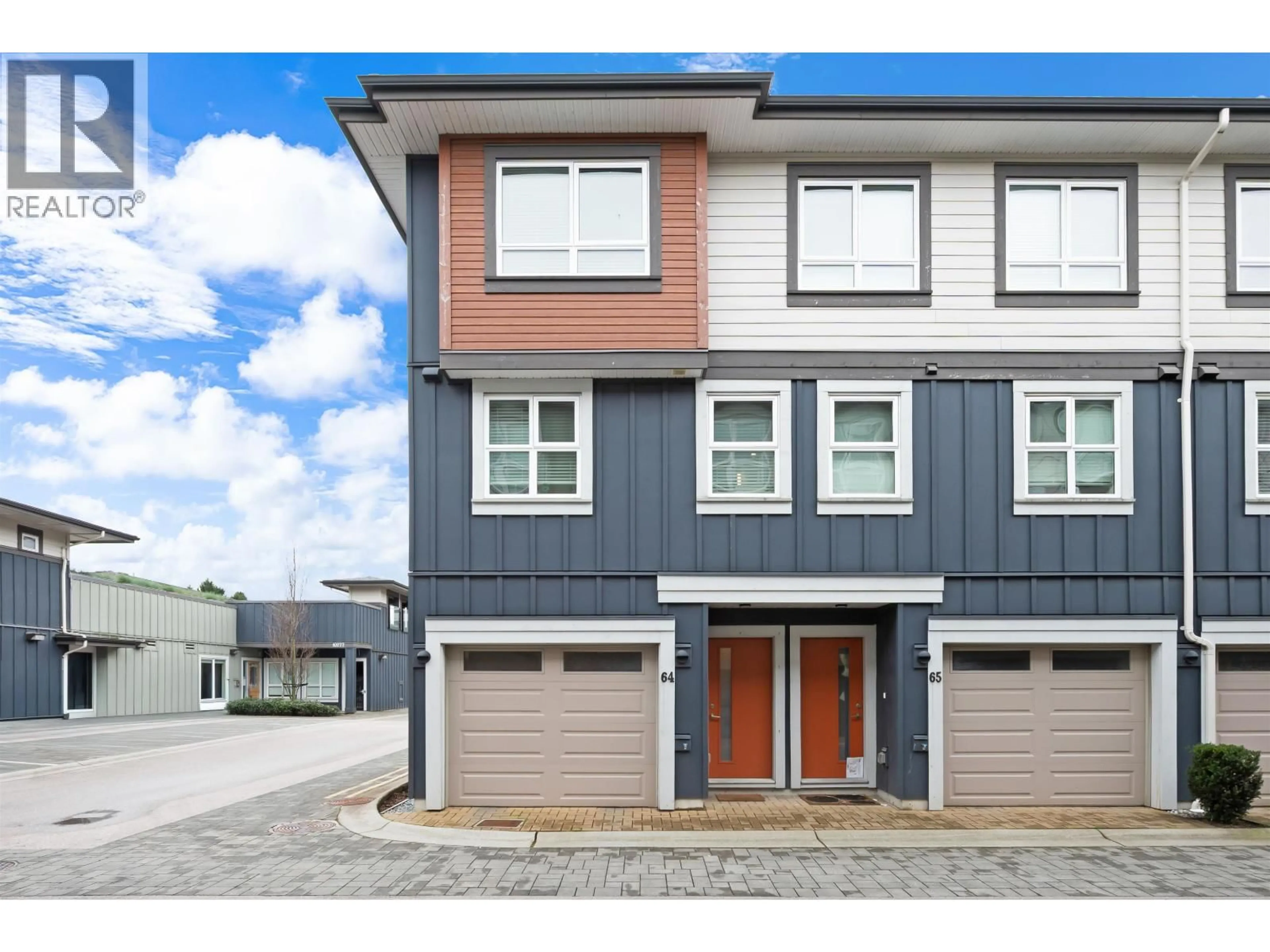 Home with vinyl exterior material, street for 64 - 10311 RIVER DRIVE, Richmond British Columbia V6X0T2