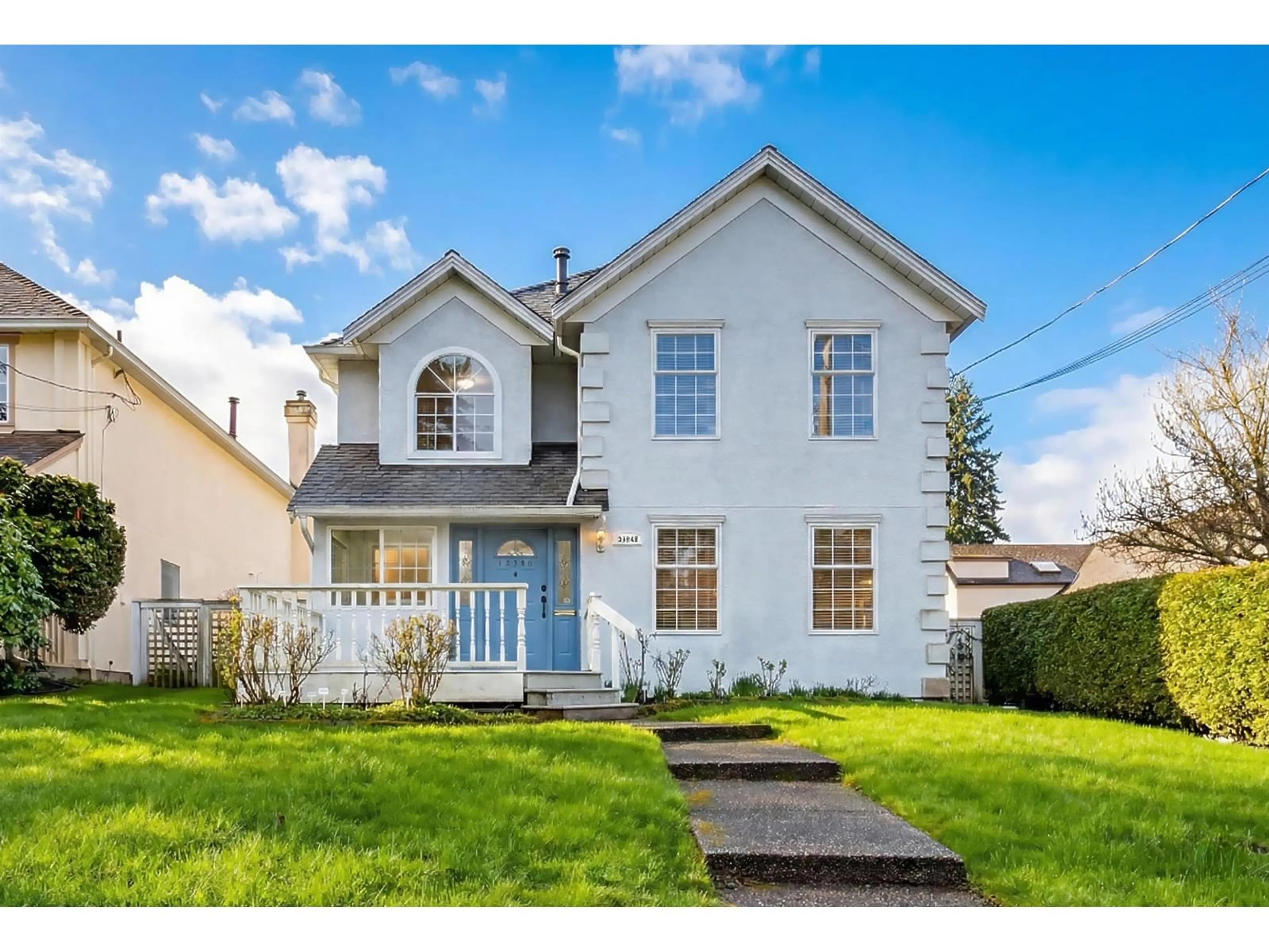 Home with vinyl exterior material, street for 12724 28 AVENUE, Surrey British Columbia V4A2P4