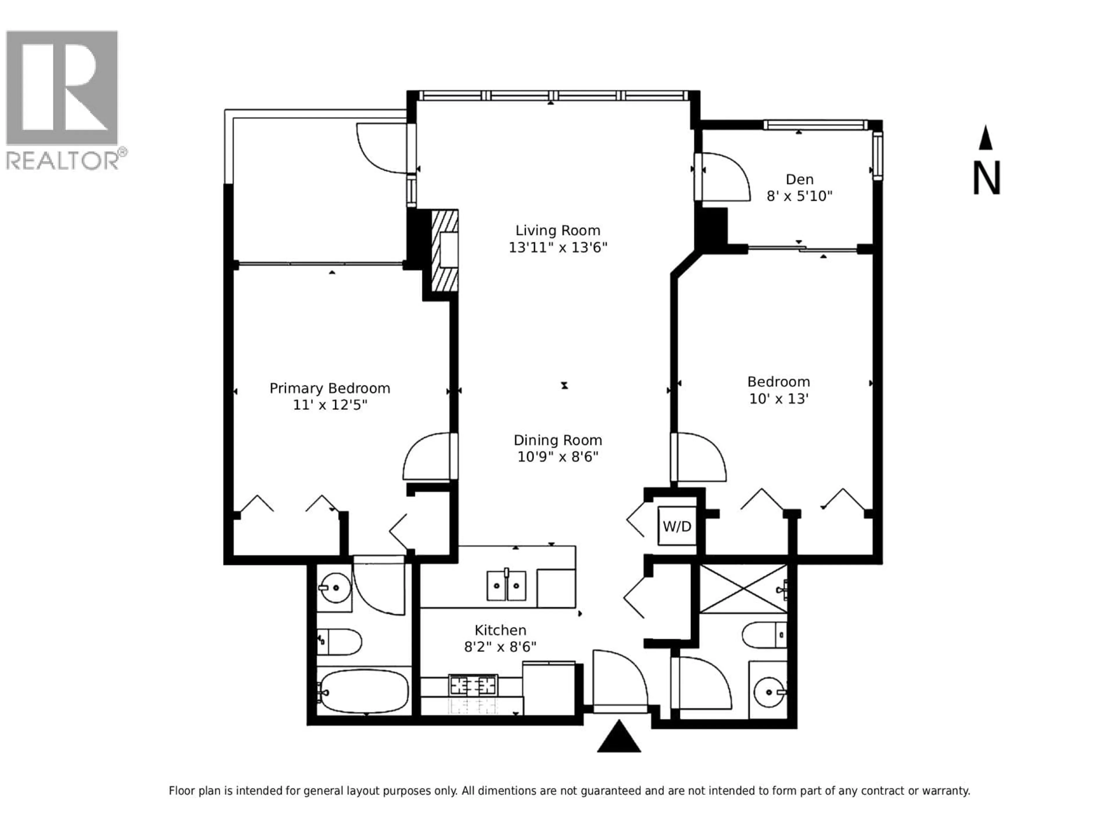 Floor plan for 1705 - 9188 HEMLOCK DRIVE, Richmond British Columbia V6Y4J7