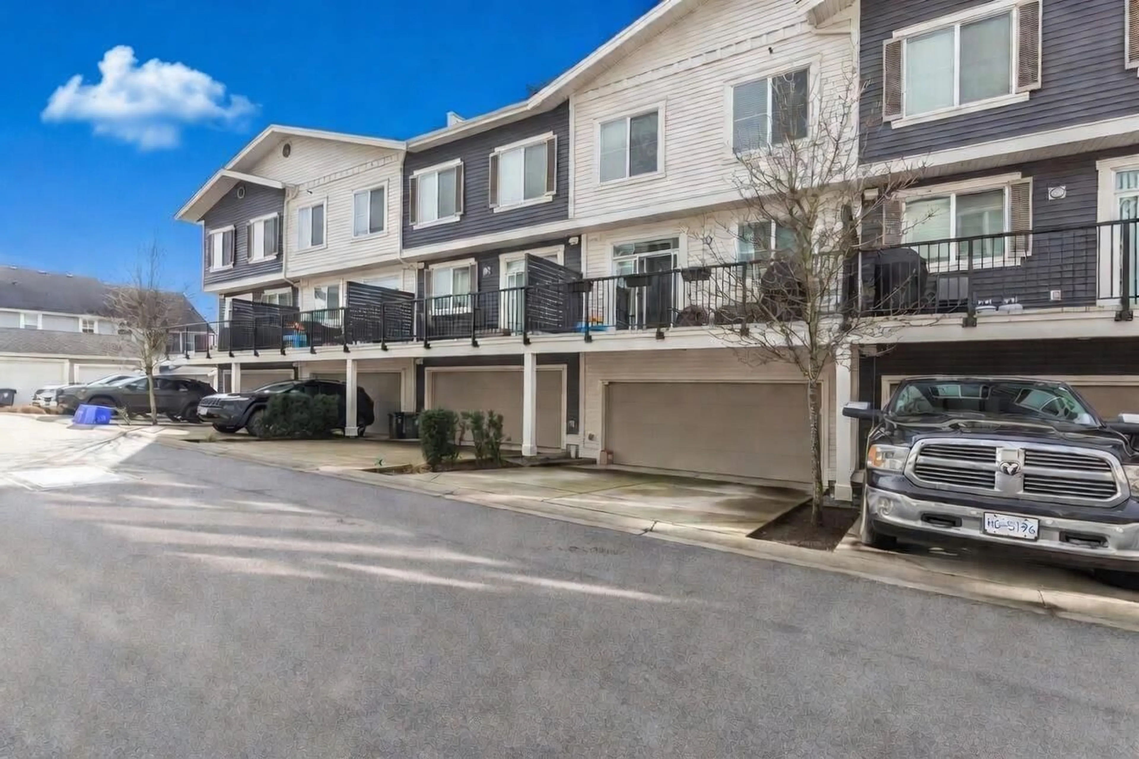 A pic from outside/outdoor area/front of a property/back of a property/a pic from drone, street for 46 - 8371 202B STREET, Langley British Columbia V2Y4K6