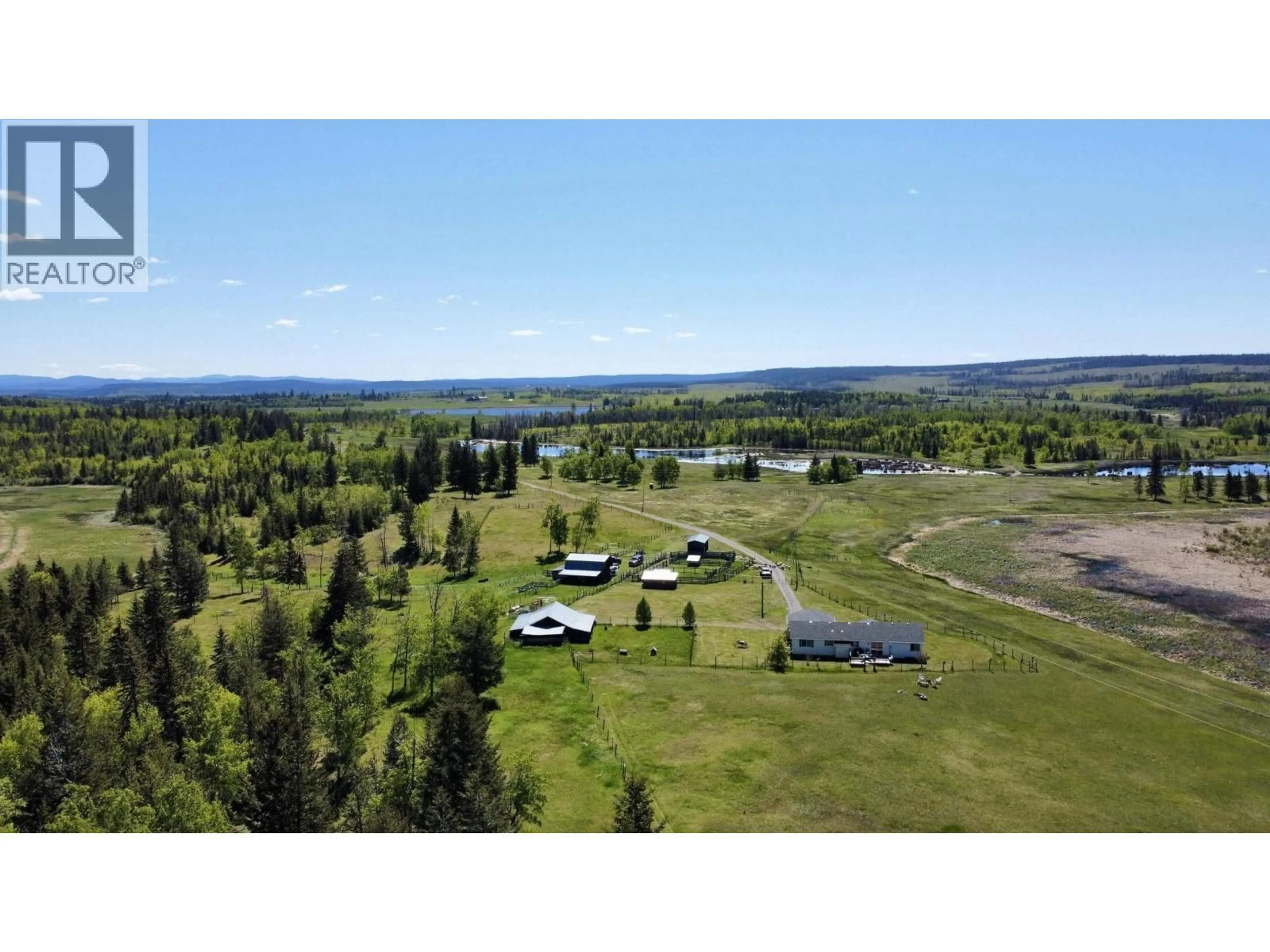 A pic from outside/outdoor area/front of a property/back of a property/a pic from drone, water/lake/river/ocean view for 5028 ABEL LAKE ROAD, 100 Mile House British Columbia V0K2E1