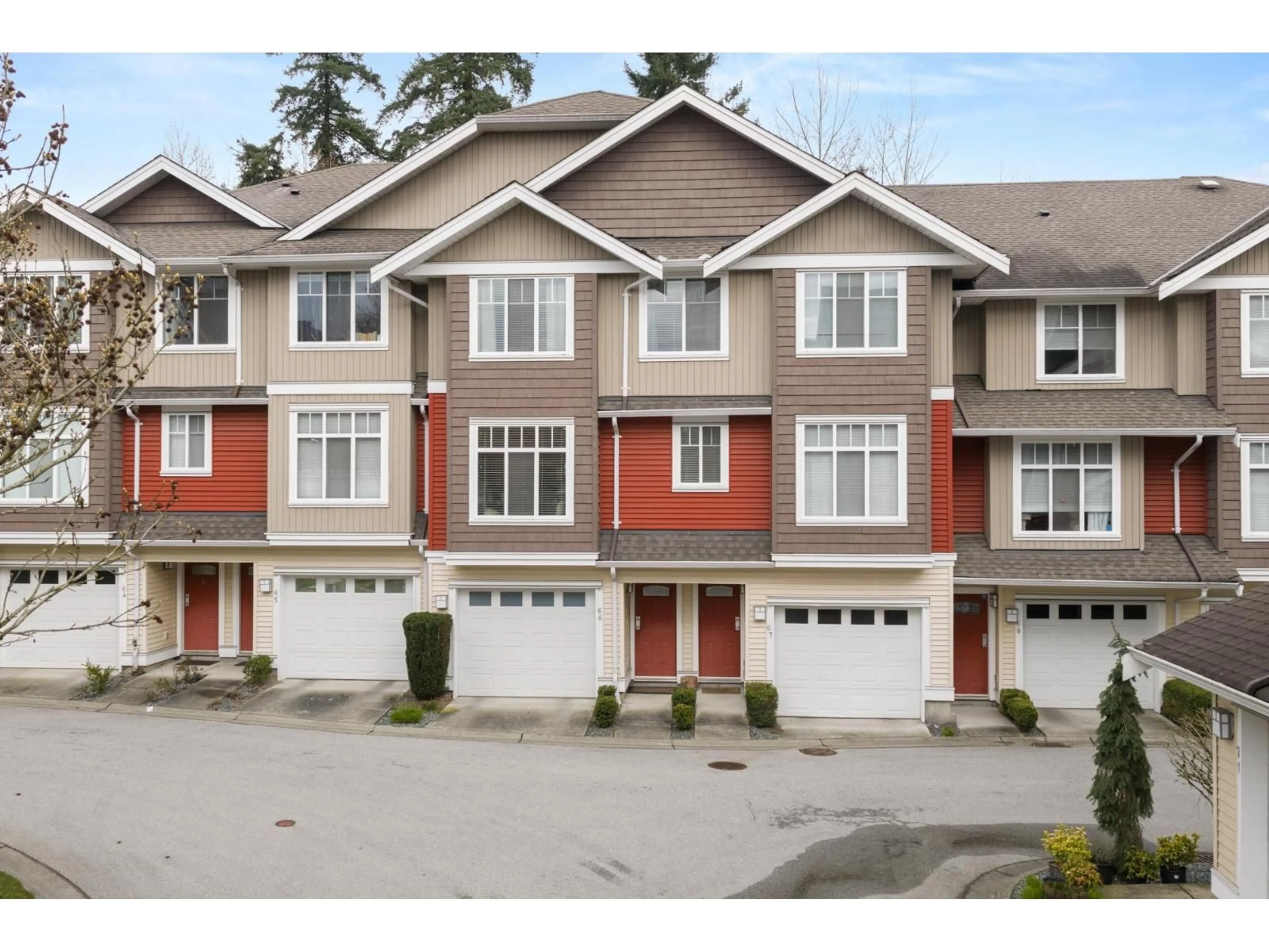 Home with vinyl exterior material, street for 66 - 19455 65 AVENUE, Surrey British Columbia V4N0Z1