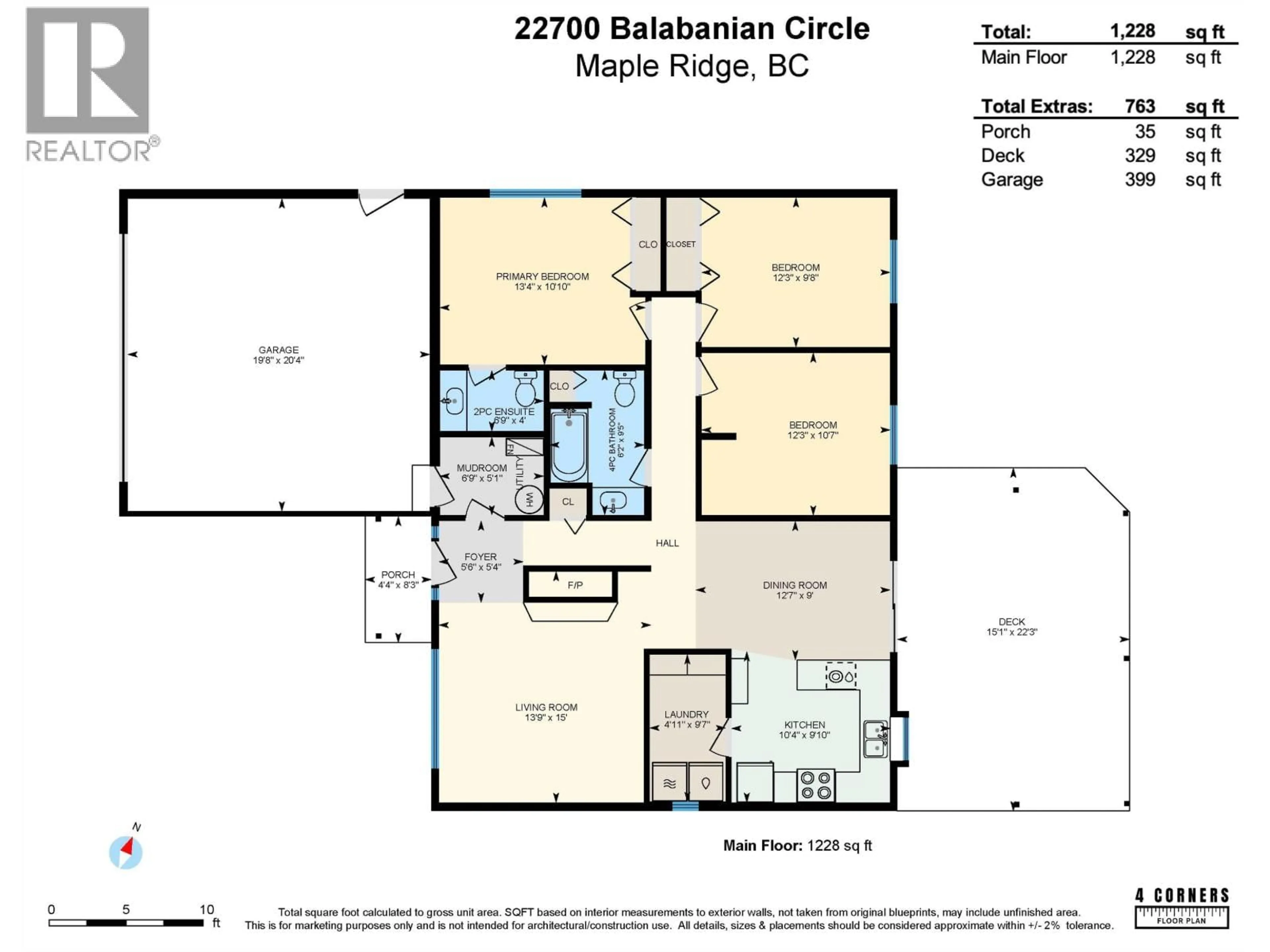 Floor plan for 22700 BALABANIAN CIRCLE, Maple Ridge British Columbia V2X9C3